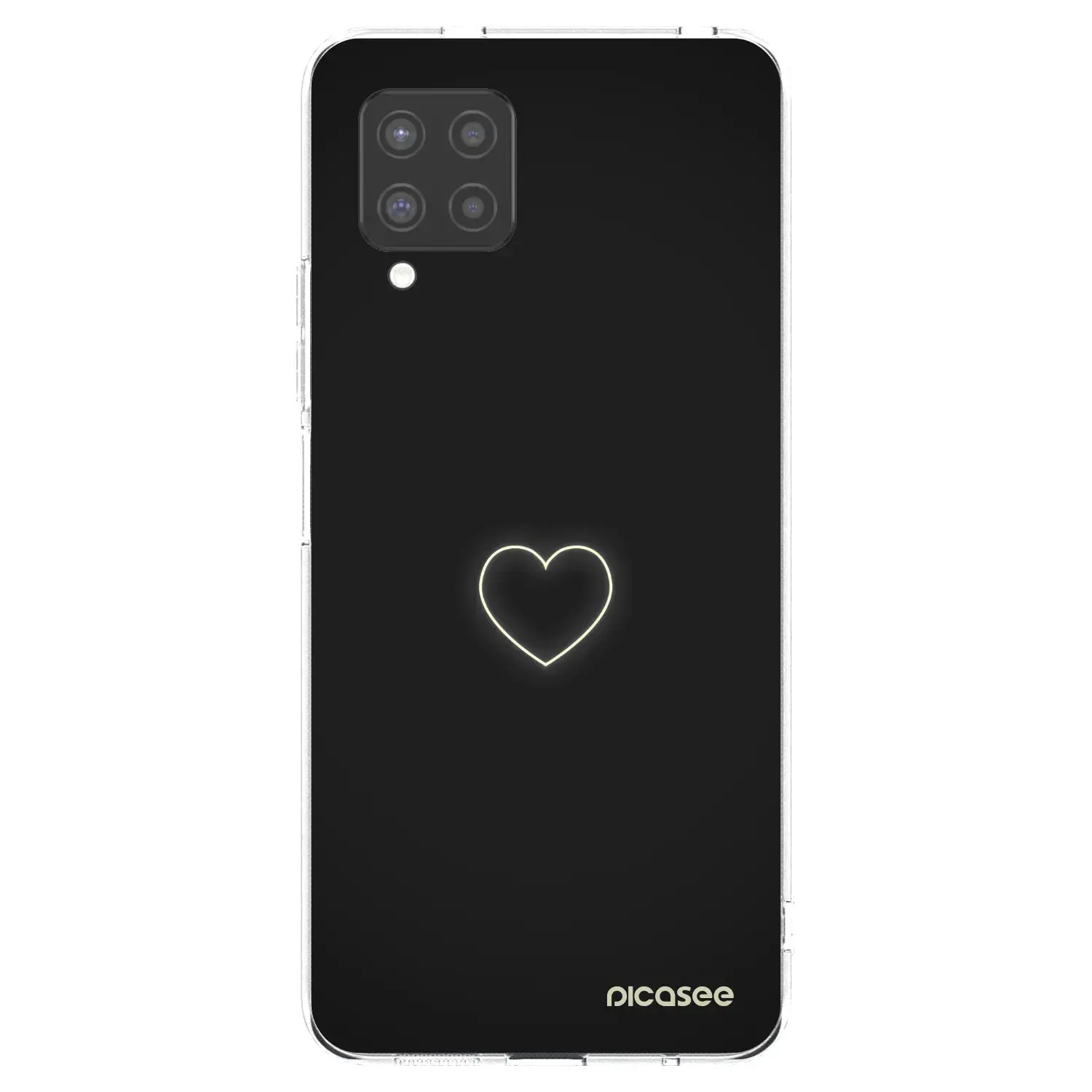 Silikonový průhledný obal pro Samsung Galaxy A42 A426B - Heart