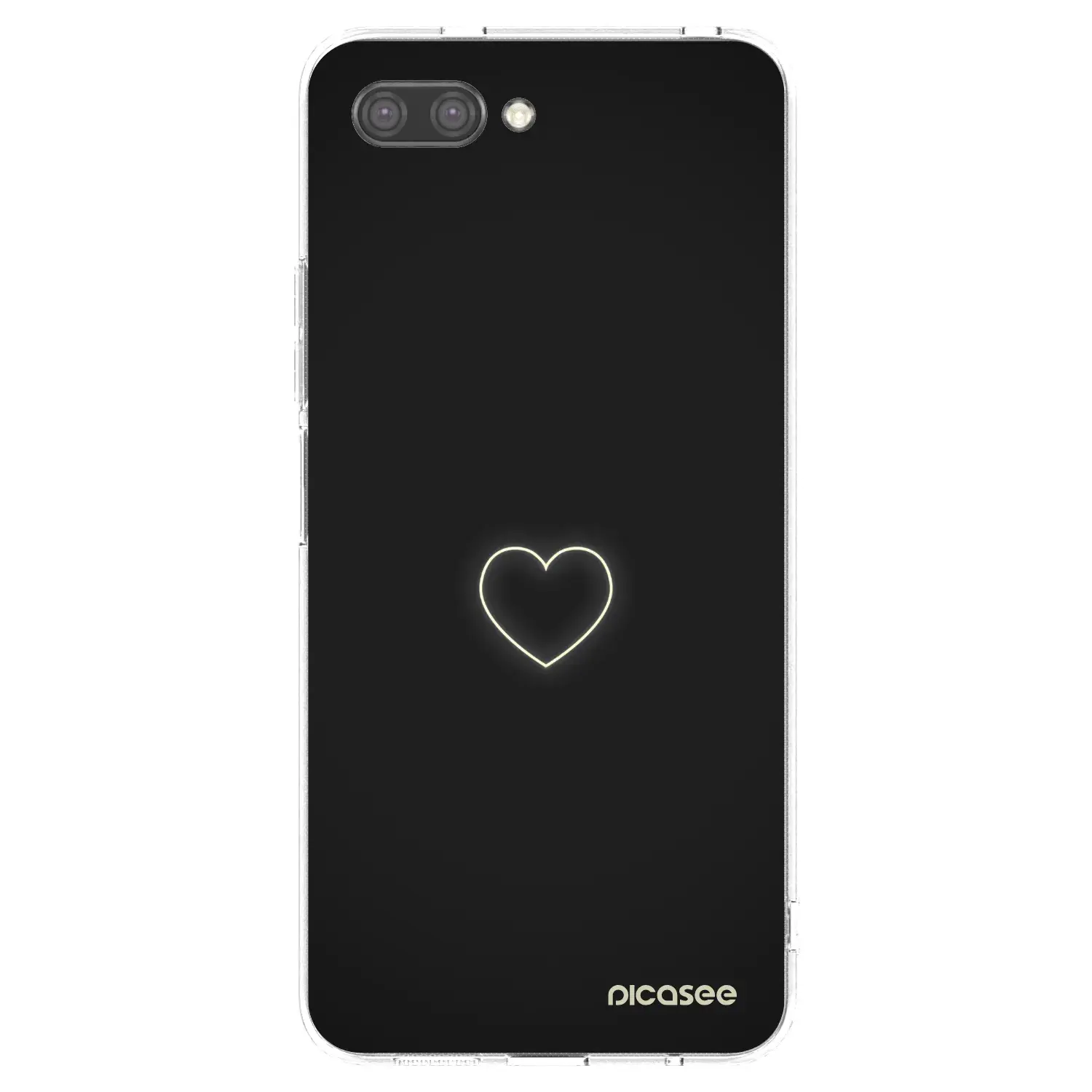 Silikonový průhledný obal pro Honor 10 - Heart