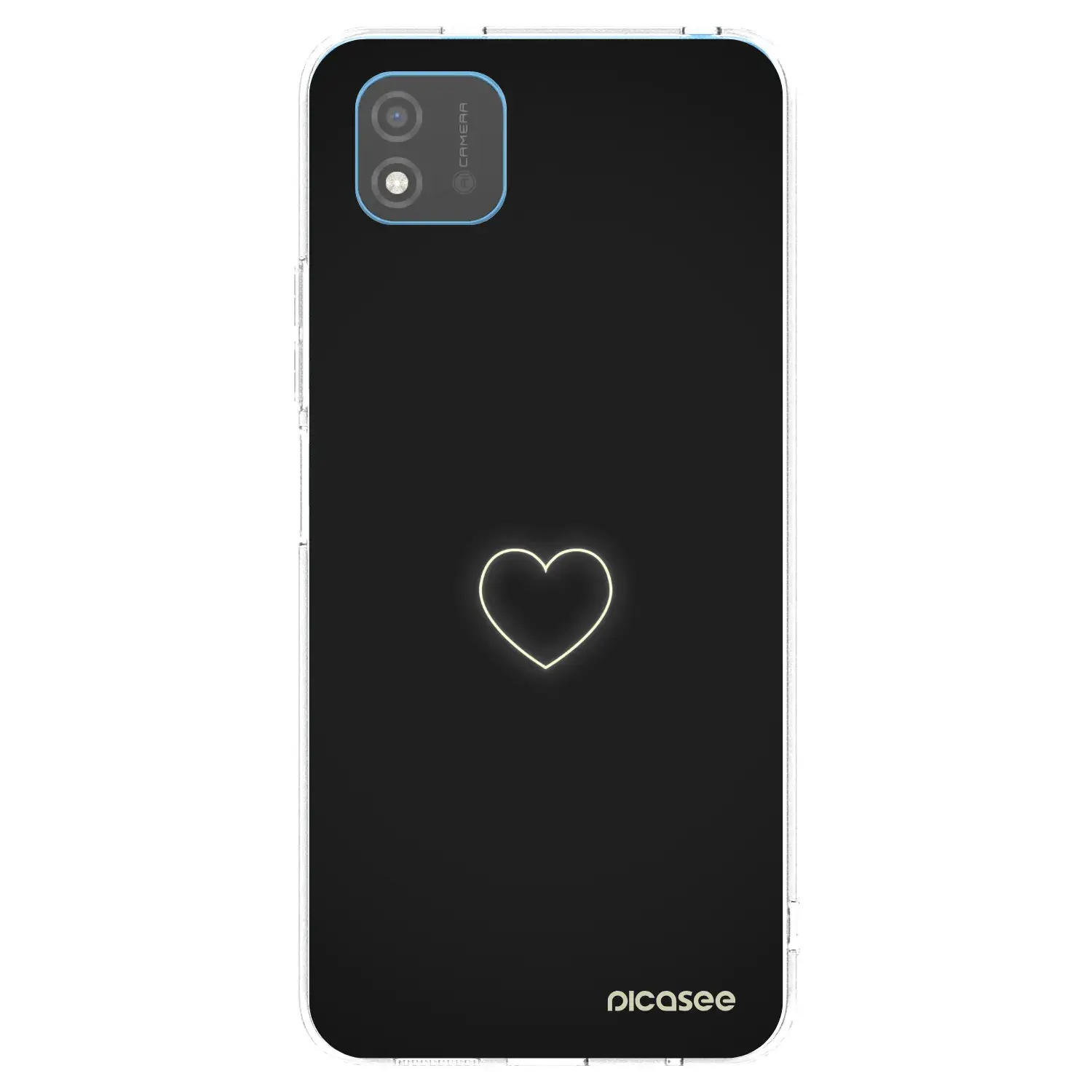 Silikonový průhledný obal pro Realme C11 (2021) - Heart