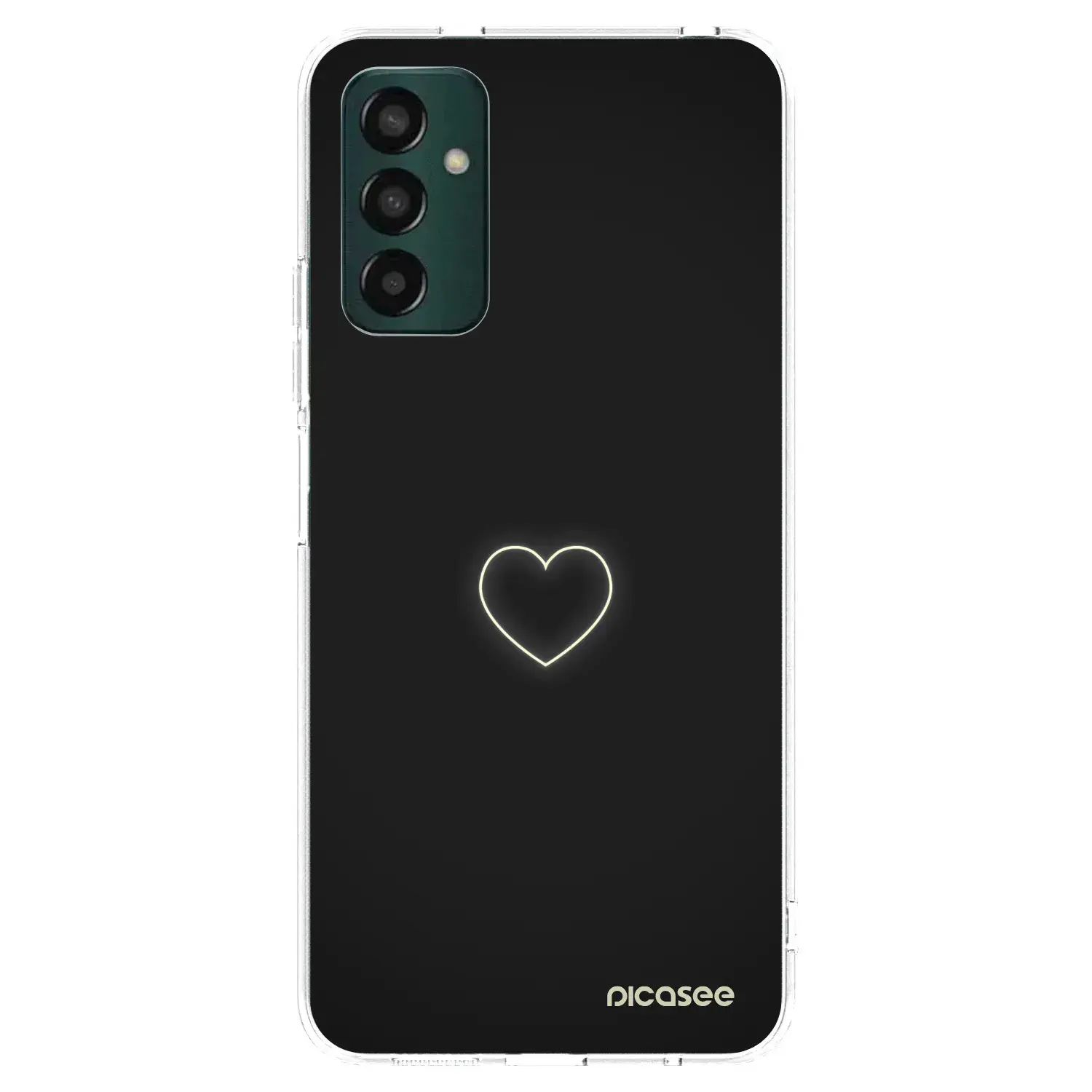 Silikonový průhledný obal pro Samsung Galaxy M23 5G - Heart