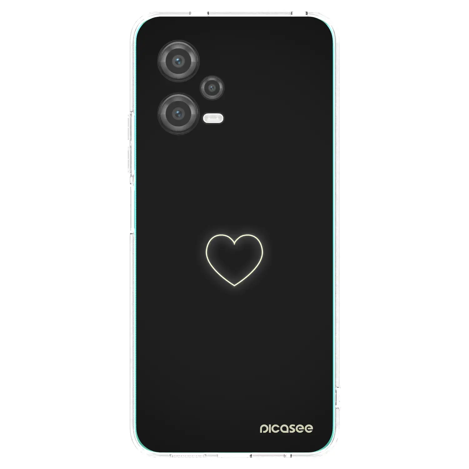 Silikonový průhledný obal pro Xiaomi Poco X5 - Heart
