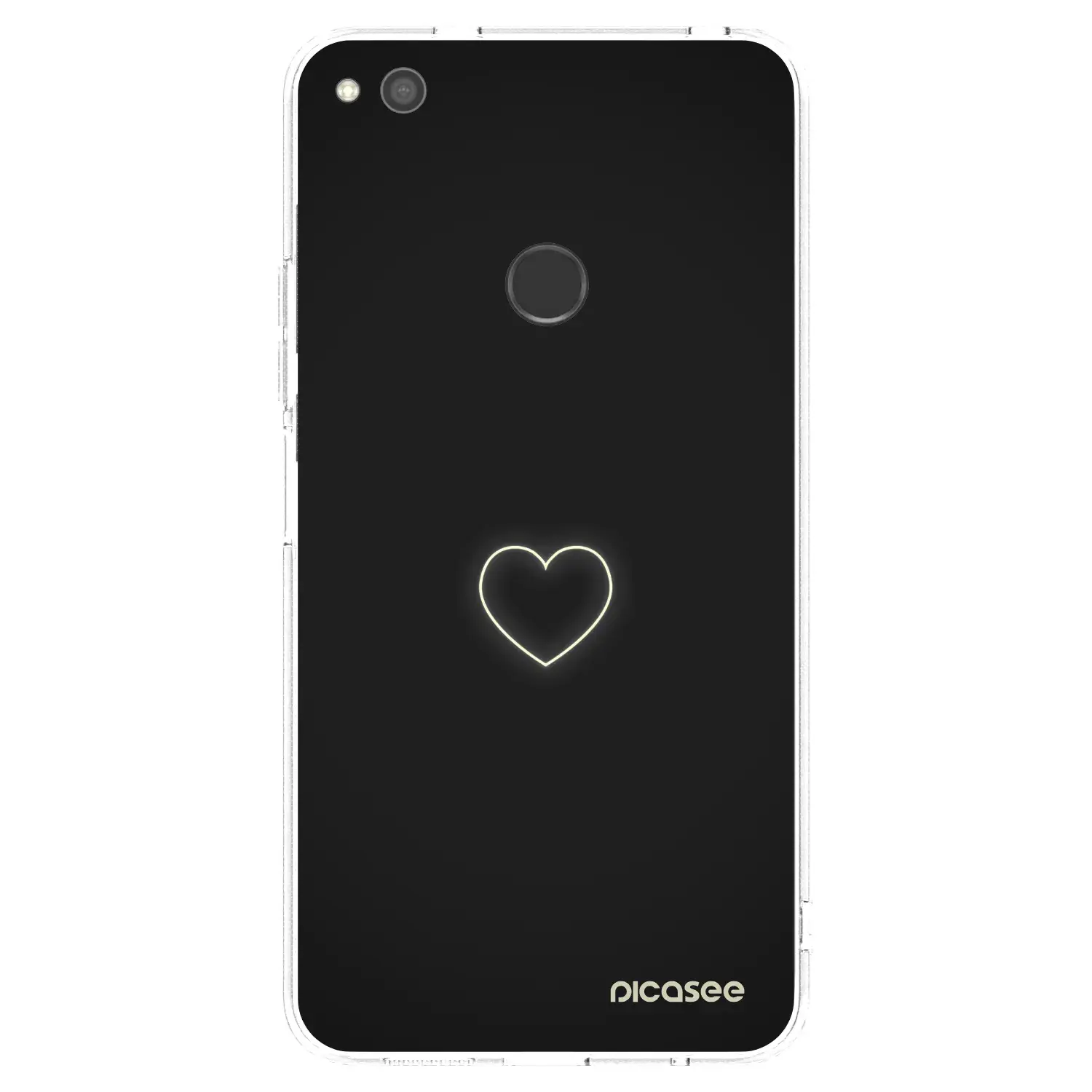 Silikonový průhledný obal pro Huawei P9 Lite 2017 - Heart
