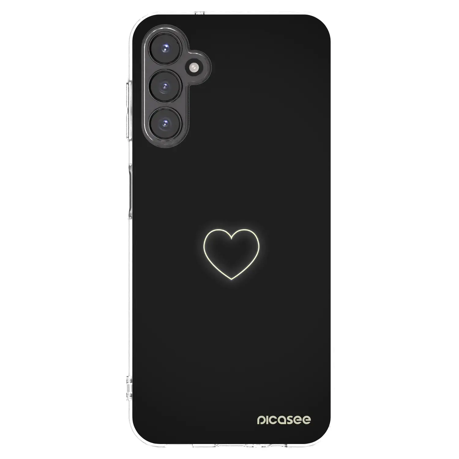 Silikonový průhledný obal pro Samsung Galaxy A14 4G A145R - Heart