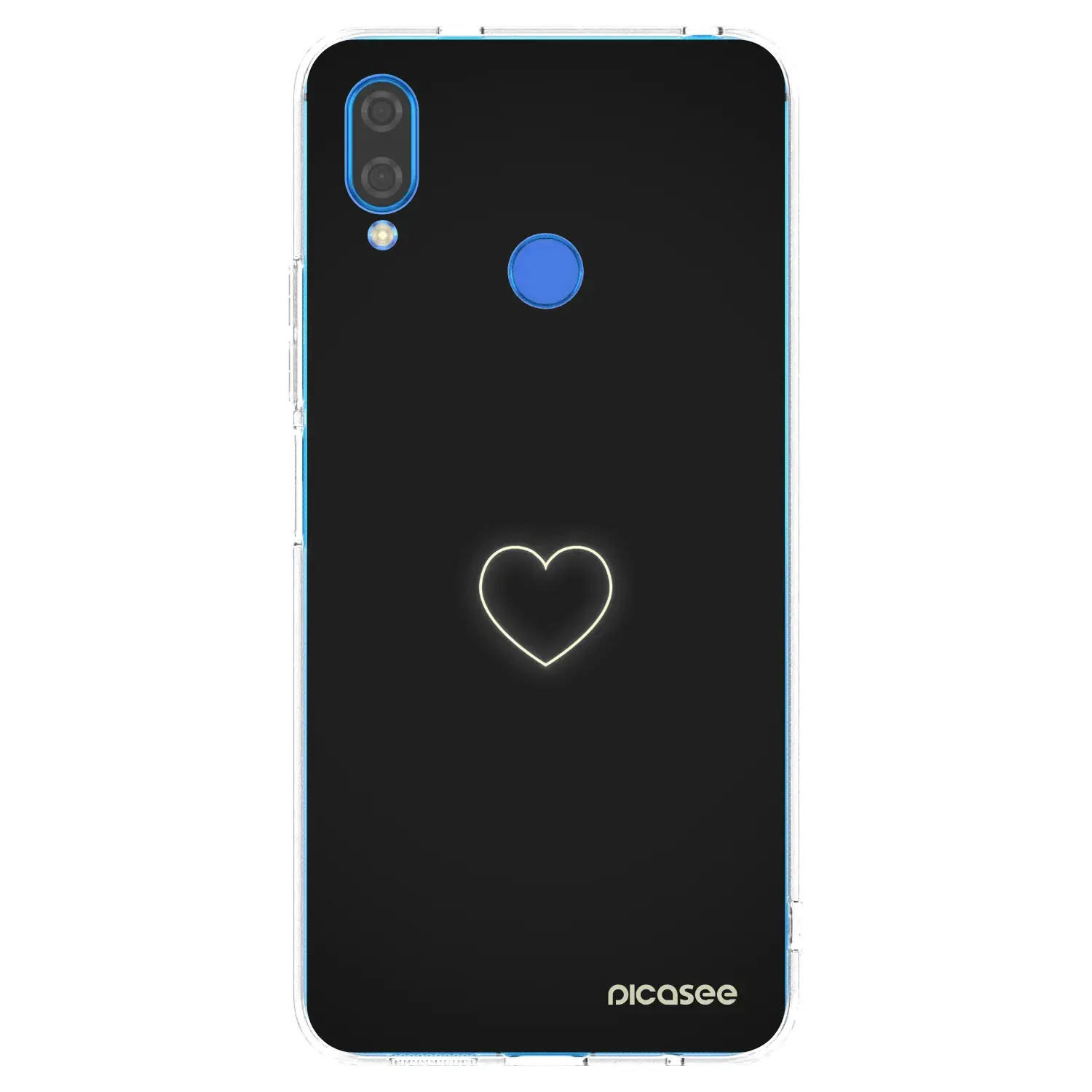 Silikonový průhledný obal pro Huawei Nova 3i - Heart