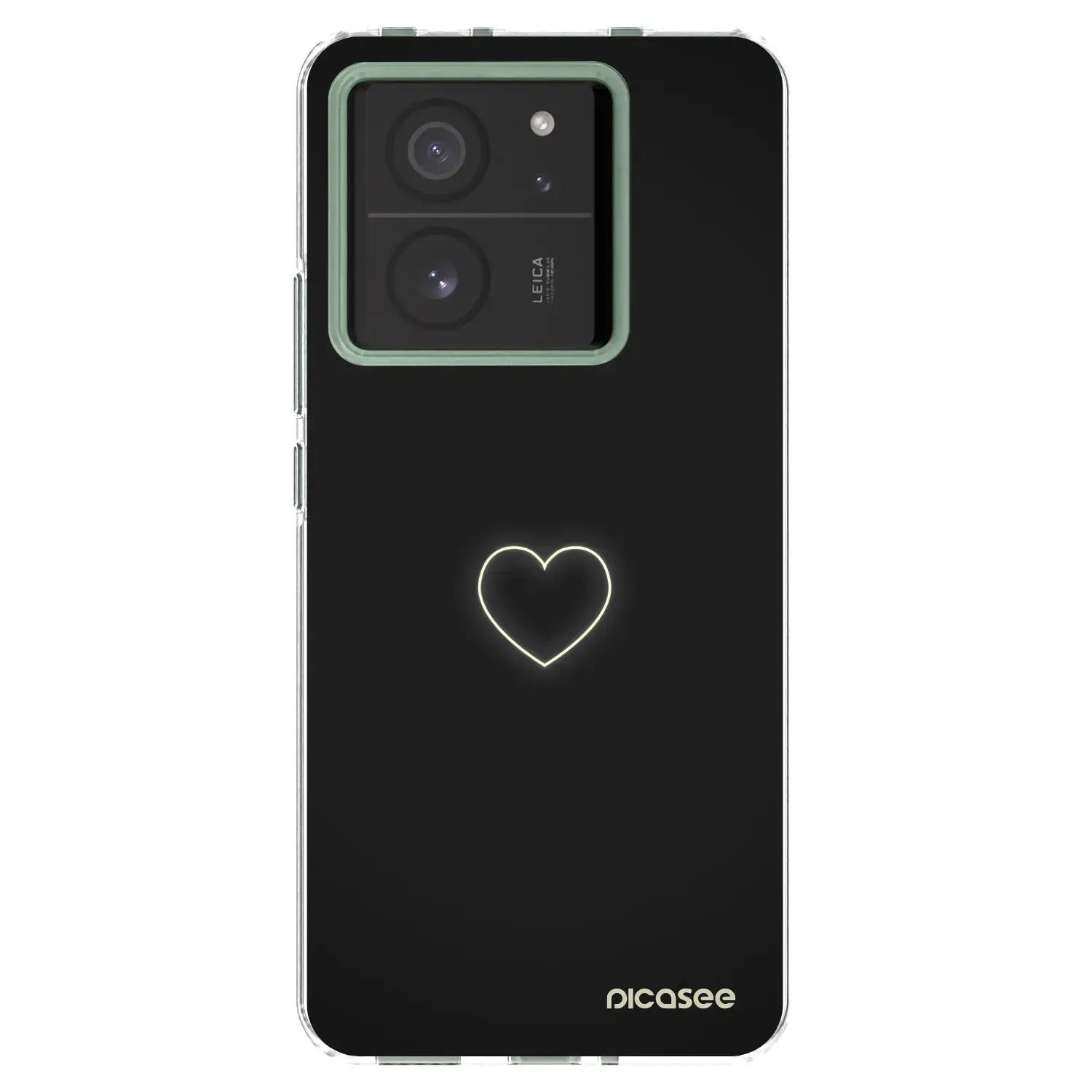Silikonový průhledný obal pro Xiaomi 13T Pro - Heart