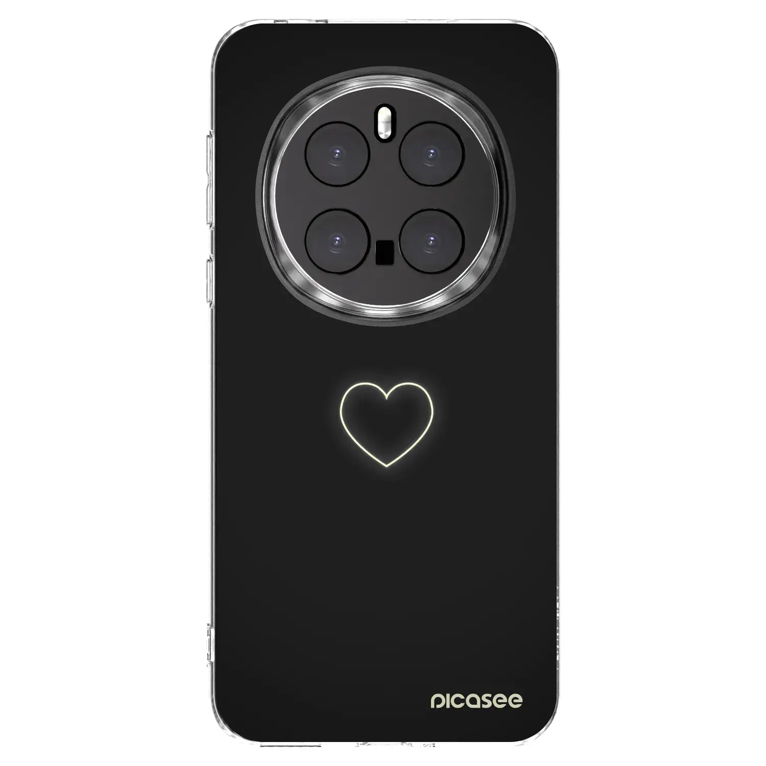 Silikonový průhledný obal pro Honor Magic7 Pro 5G - Heart