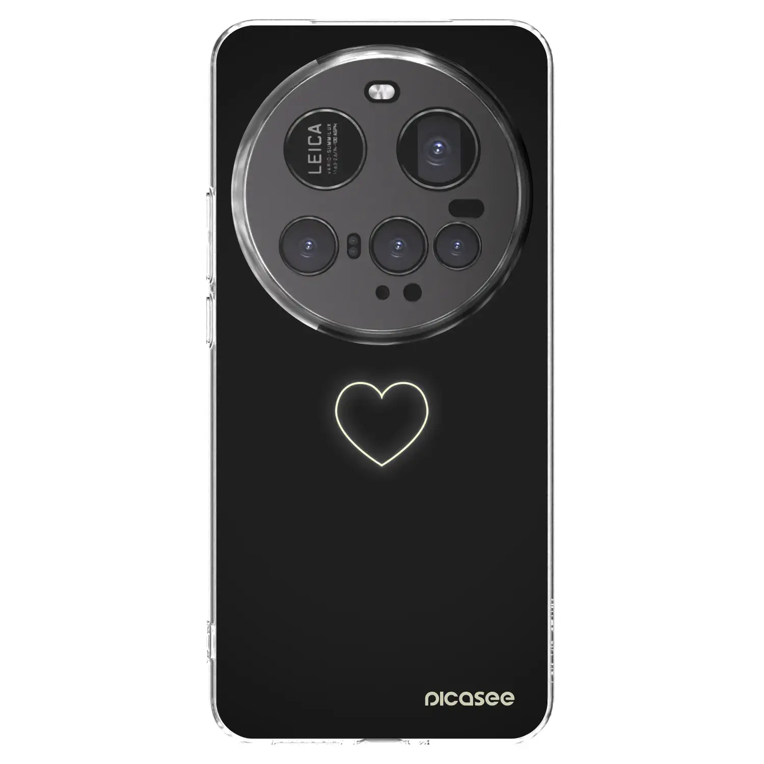 Silikonový průhledný obal pro Xiaomi 15 Ultra - Heart
