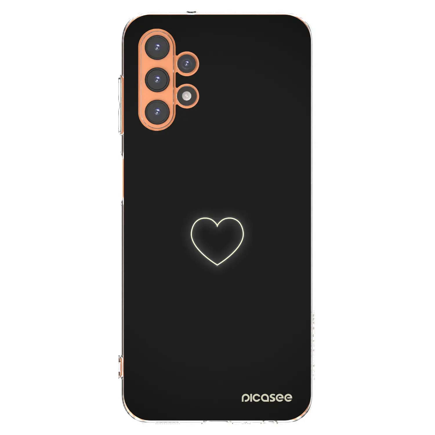 Silikonový průhledný obal pro Samsung Galaxy A13 5G - Heart