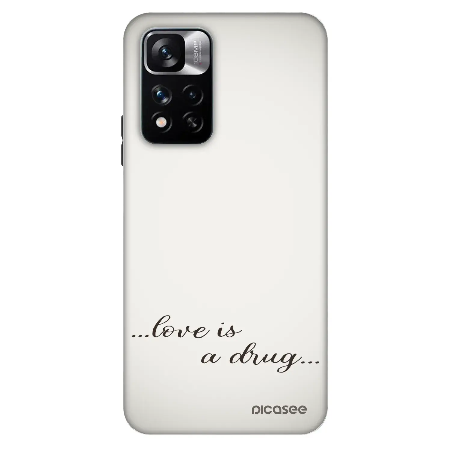 Fashion Case pro Xiaomi Redmi Note 11 Pro 5G - Love is a drug