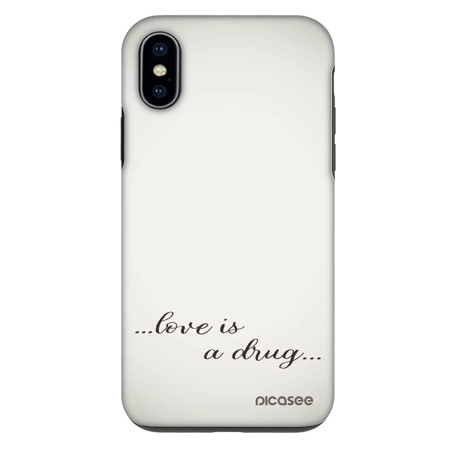 Fashion Case pro Apple iPhone X/XS - Love is a drug