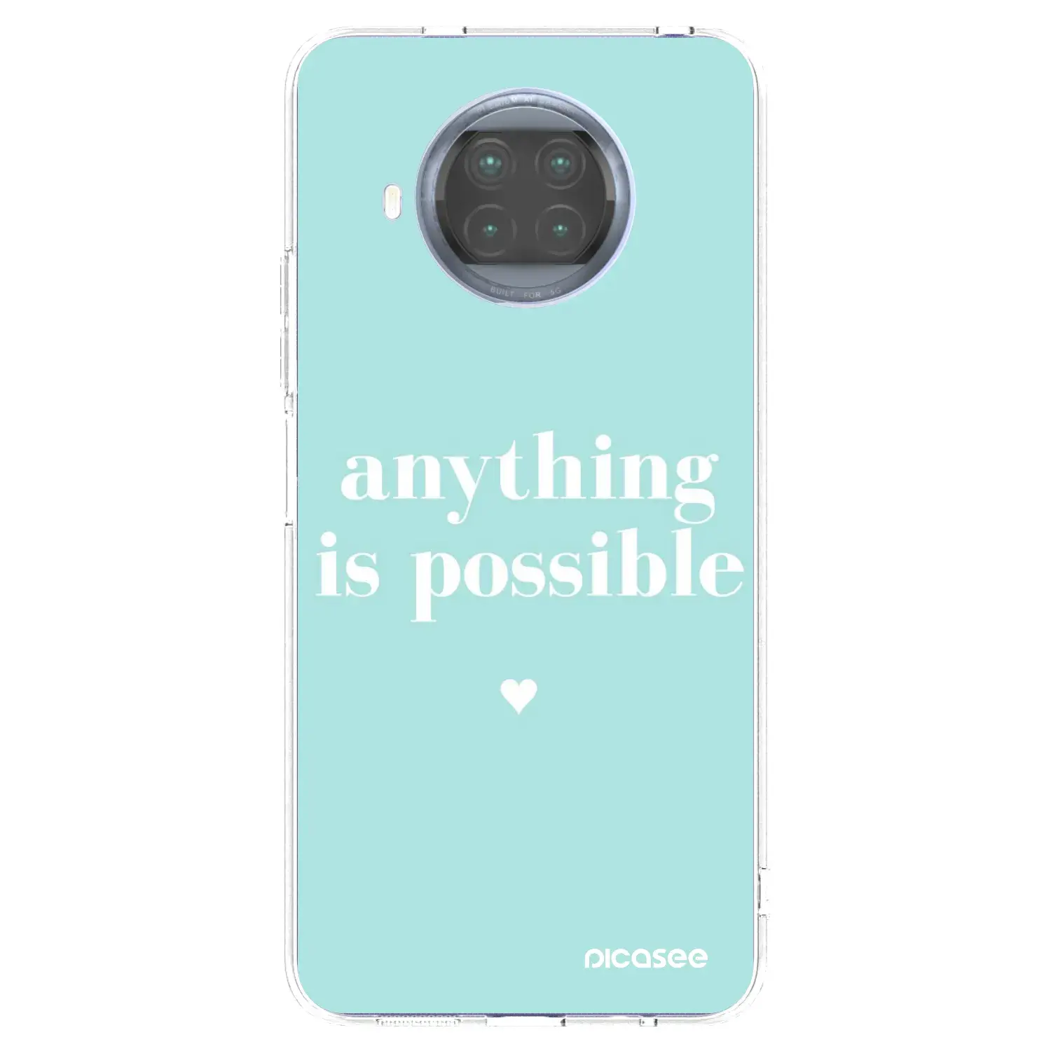 Silikonový průhledný obal pro Xiaomi Mi 10T Lite - Anything is possible