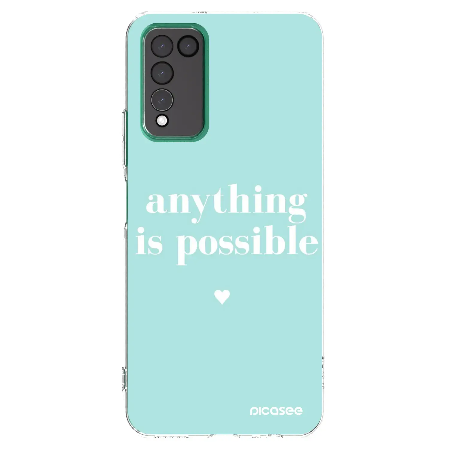 Silikonový průhledný obal pro Honor 10X Lite - Anything is possible