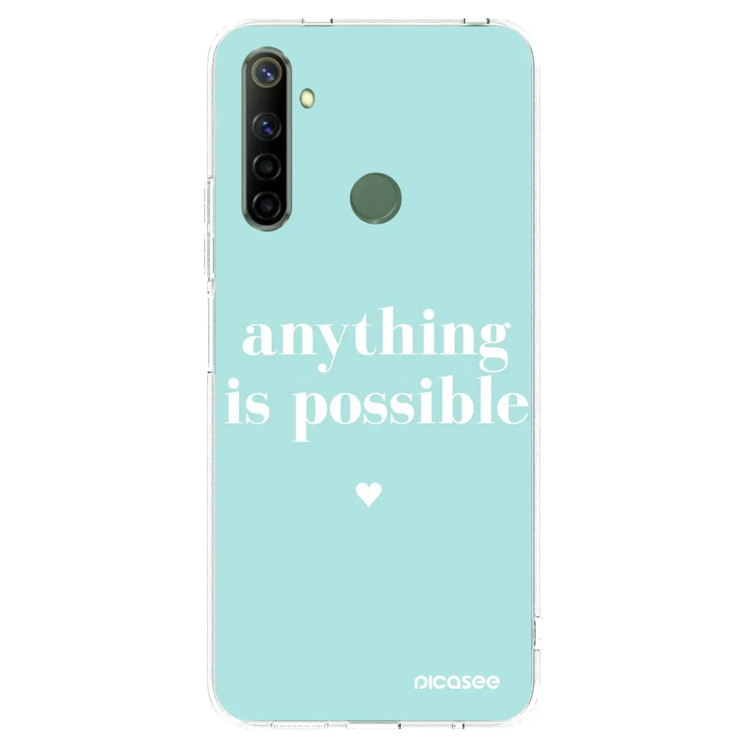 Silikonový průhledný obal pro Realme 6i - Anything is possible