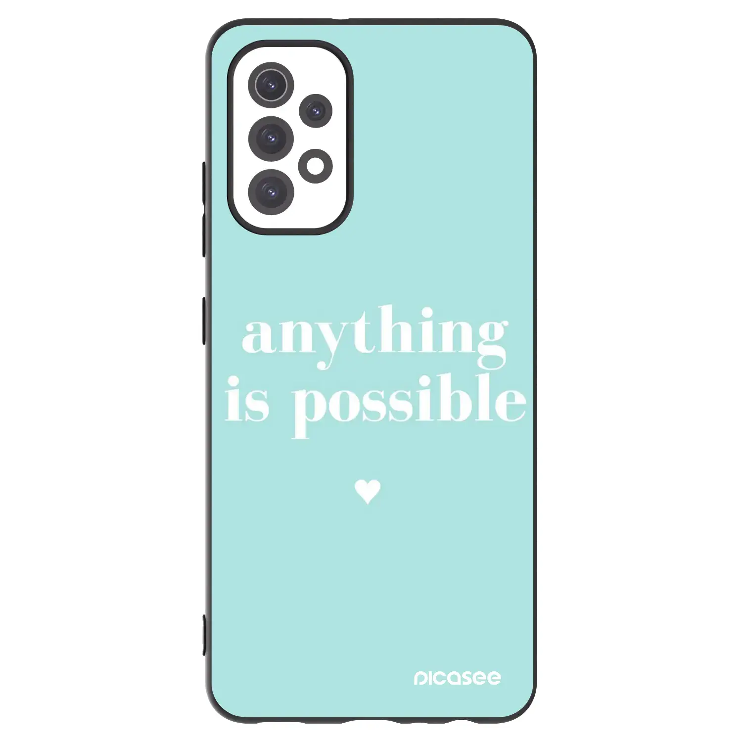 Silikonový černý obal pro Samsung Galaxy A32 5G A326B - Anything is possible