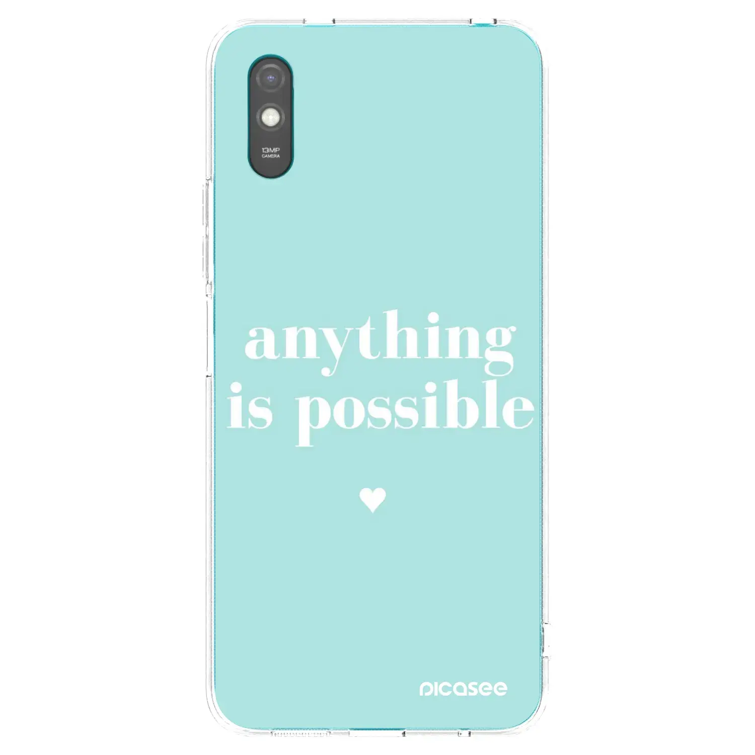 Silikonový průhledný obal pro Xiaomi Redmi 9AT - Anything is possible