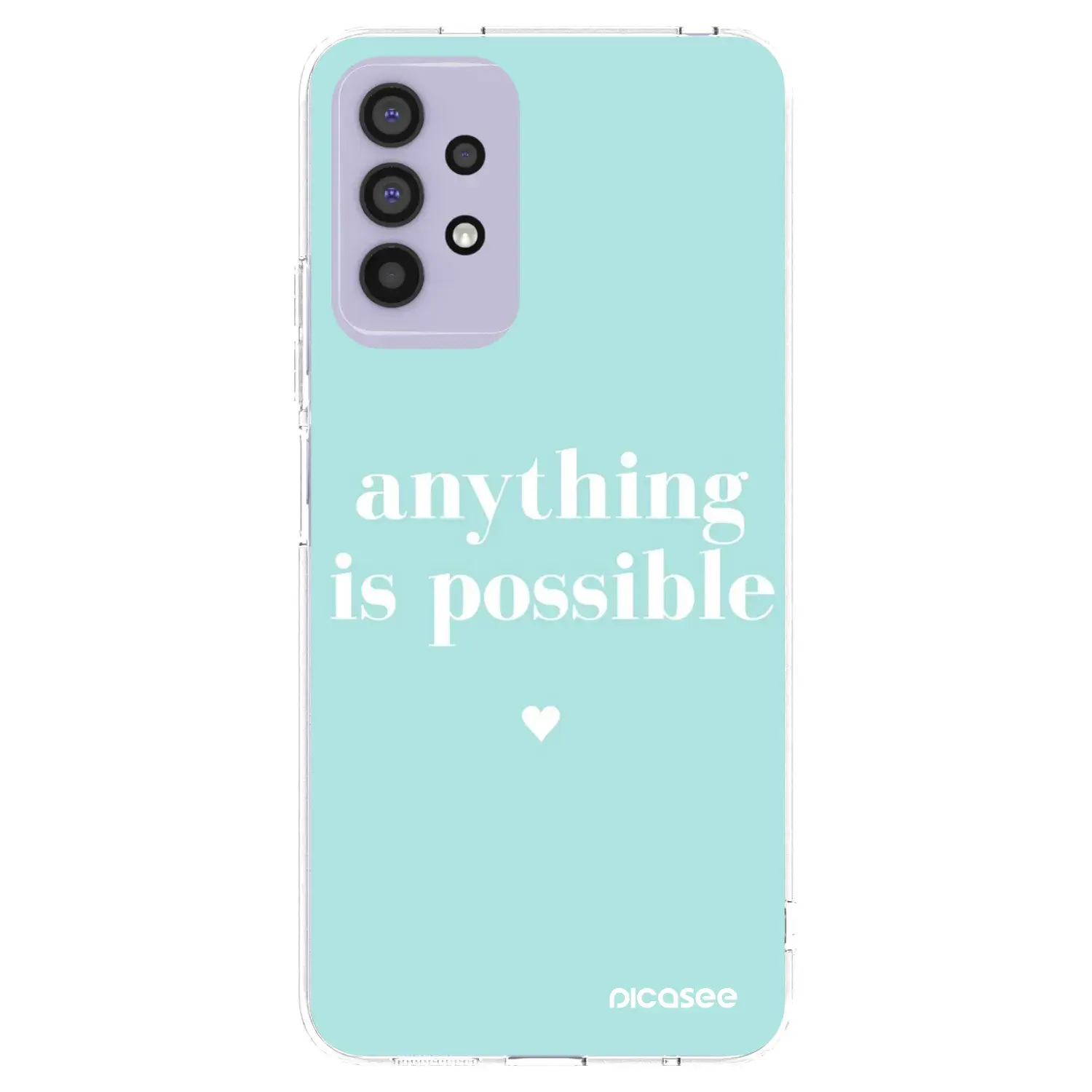 Silikonový průhledný obal pro Samsung Galaxy A32 4G SM-A325F - Anything is possible