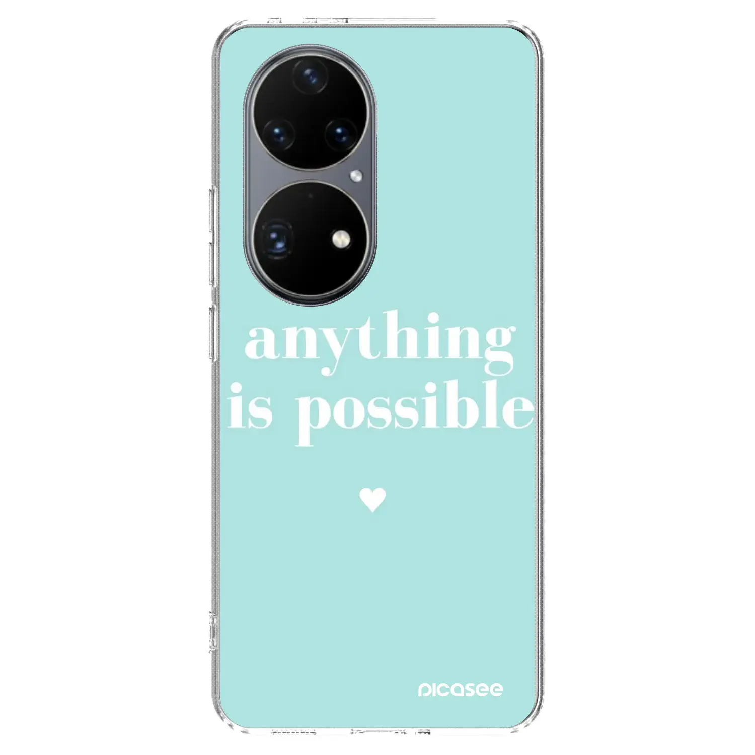 Silikonový průhledný obal pro Huawei P50 - Anything is possible