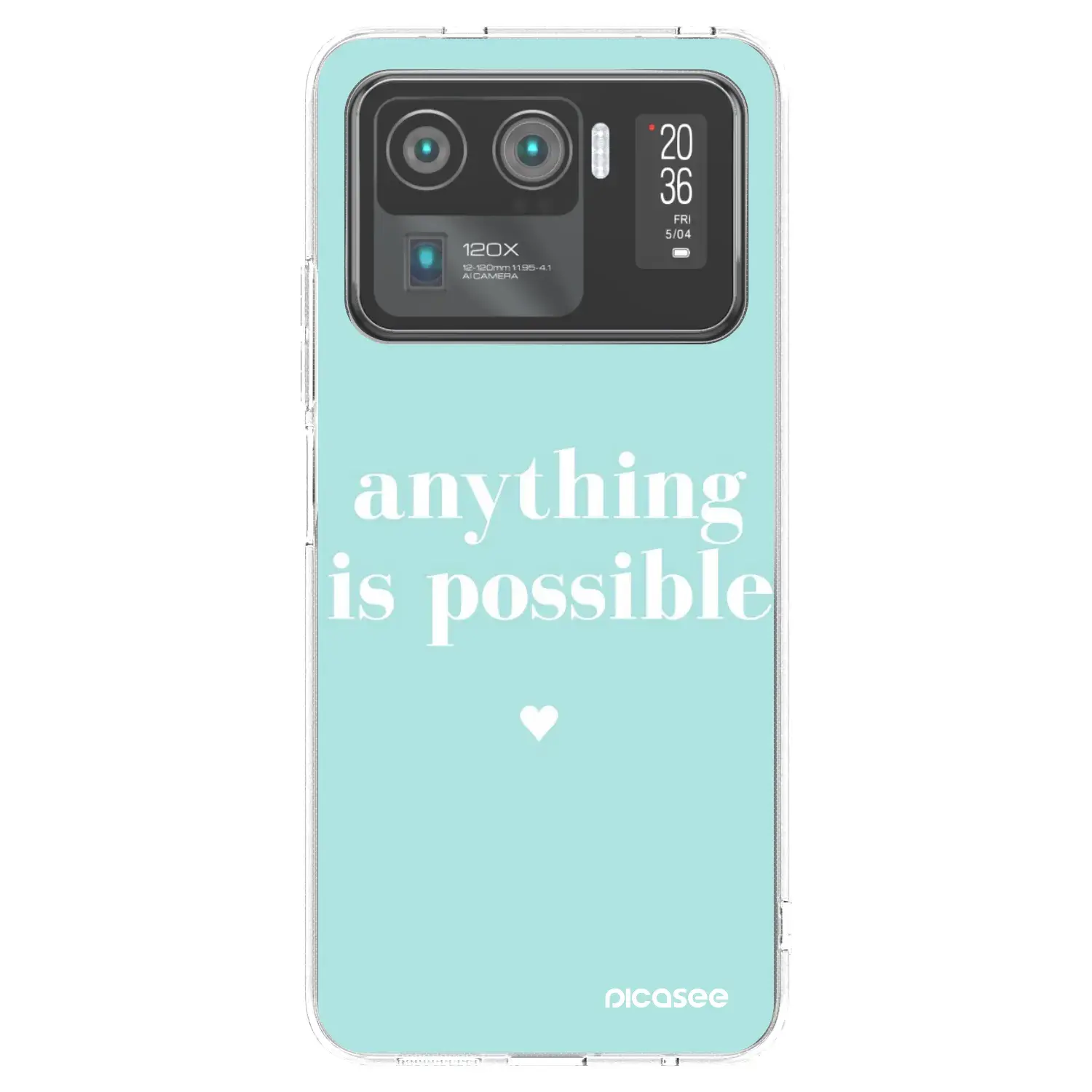 Silikonový průhledný obal pro Xiaomi Mi 11 Ultra - Anything is possible