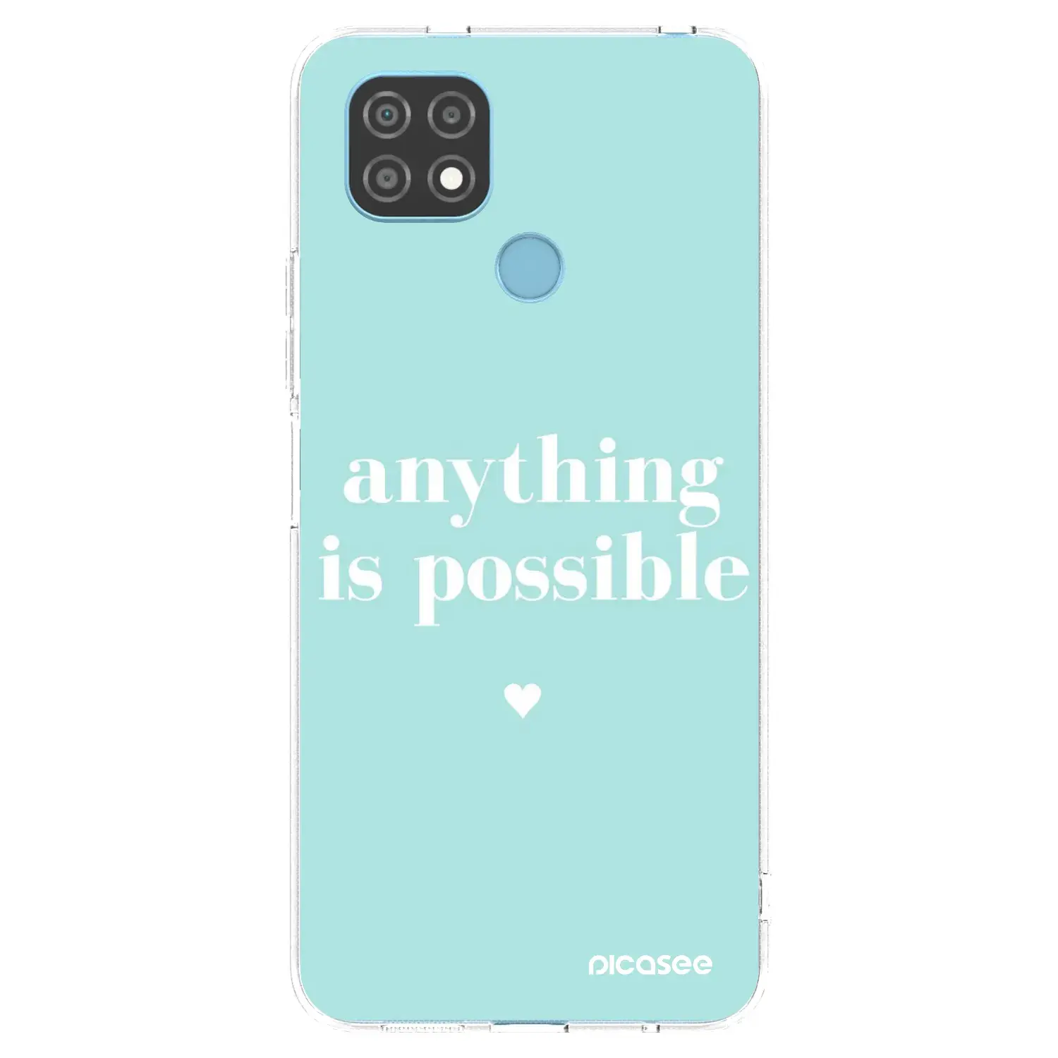 Silikonový průhledný obal pro Realme C21 - Anything is possible