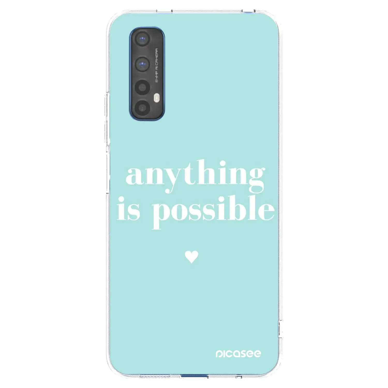 Silikonový průhledný obal pro Realme 7 - Anything is possible