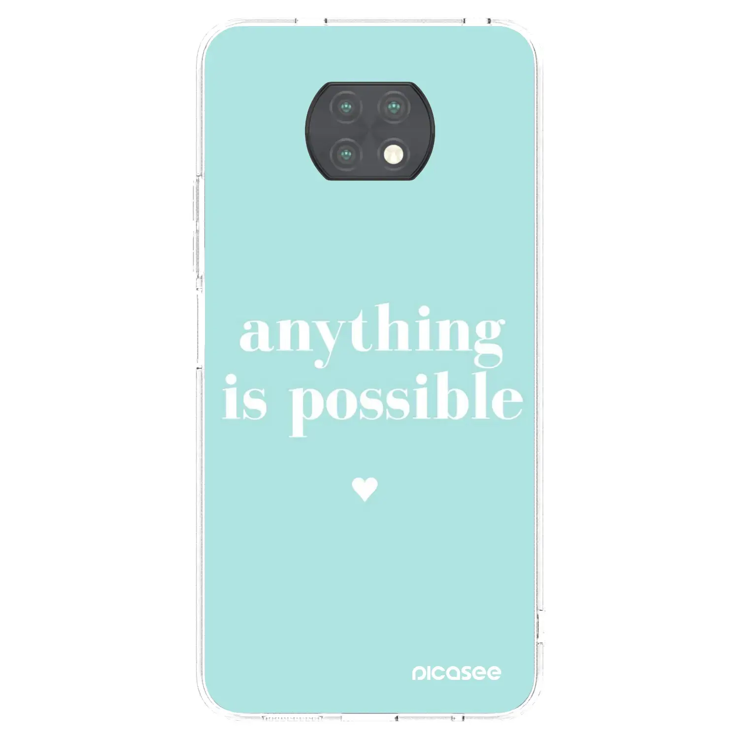 Silikonový průhledný obal pro Xiaomi Redmi Note 9T - Anything is possible
