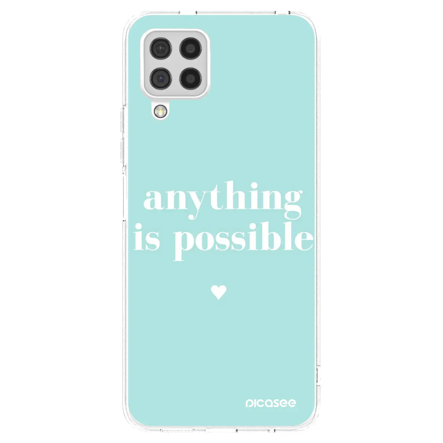 Silikonový průhledný obal pro Samsung Galaxy A22 A225F 4G - Anything is possible