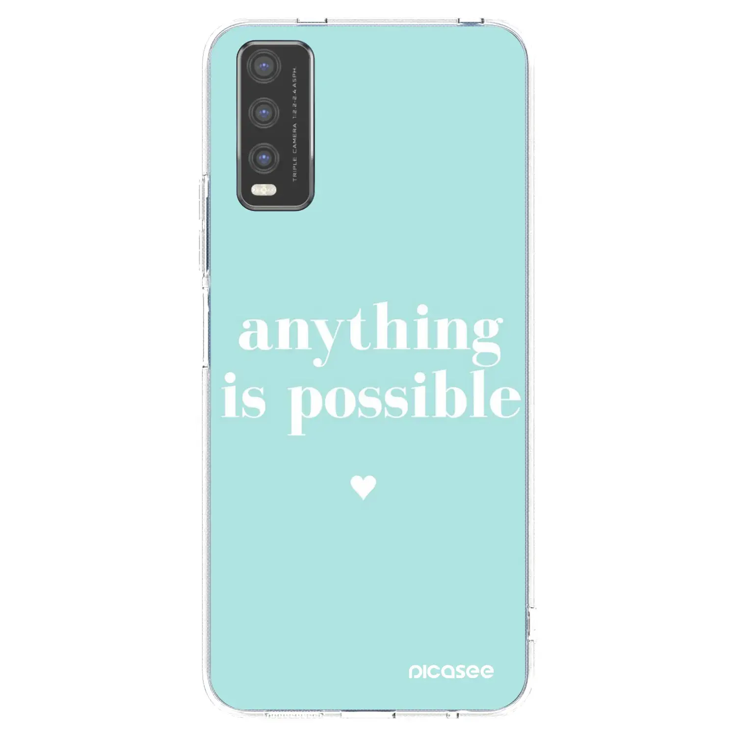 Silikonový průhledný obal pro Vivo Y20s - Anything is possible