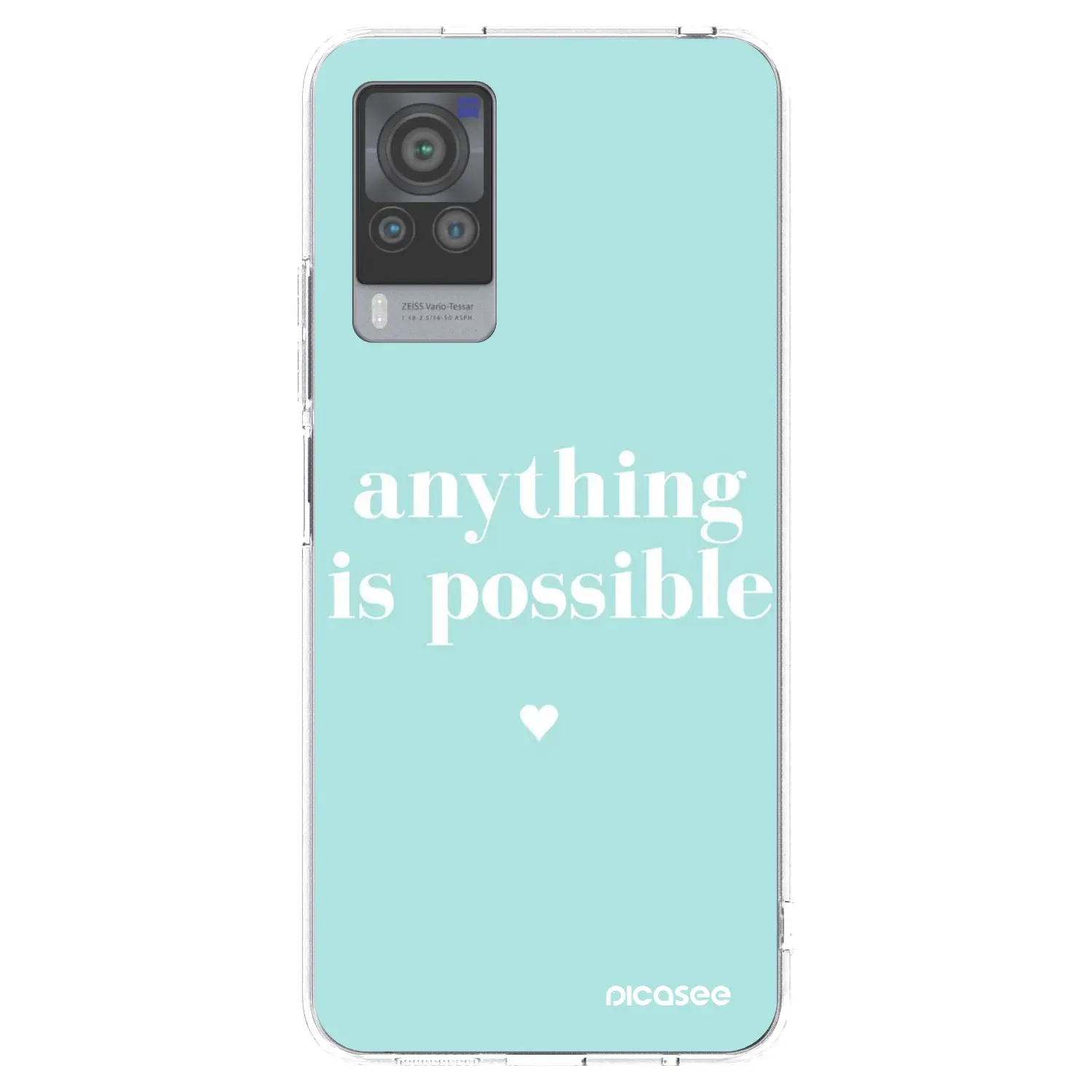 Silikonový průhledný obal pro Vivo X60 Pro 5G - Anything is possible