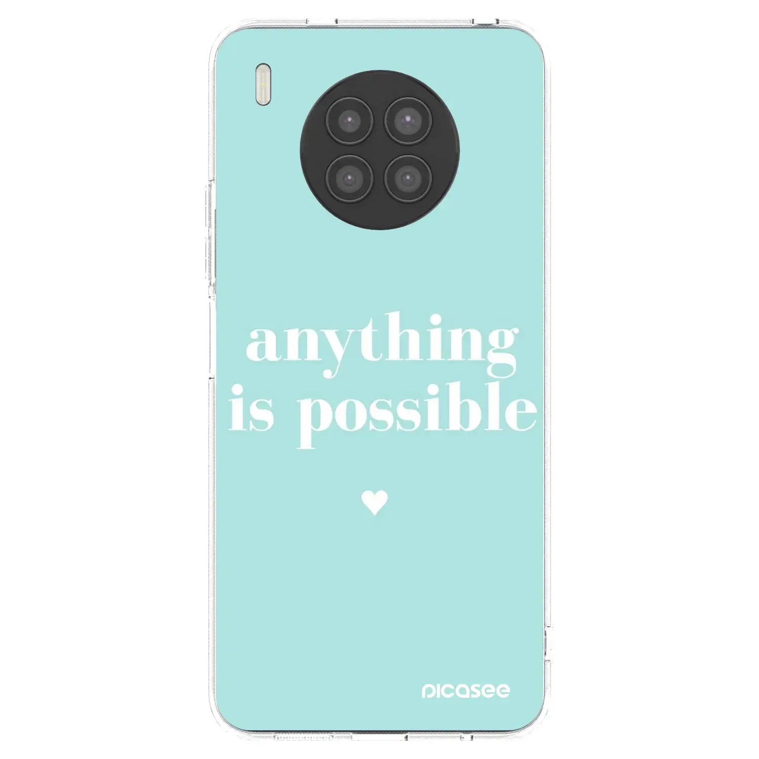 Silikonový průhledný obal pro Huawei Nova 8i - Anything is possible