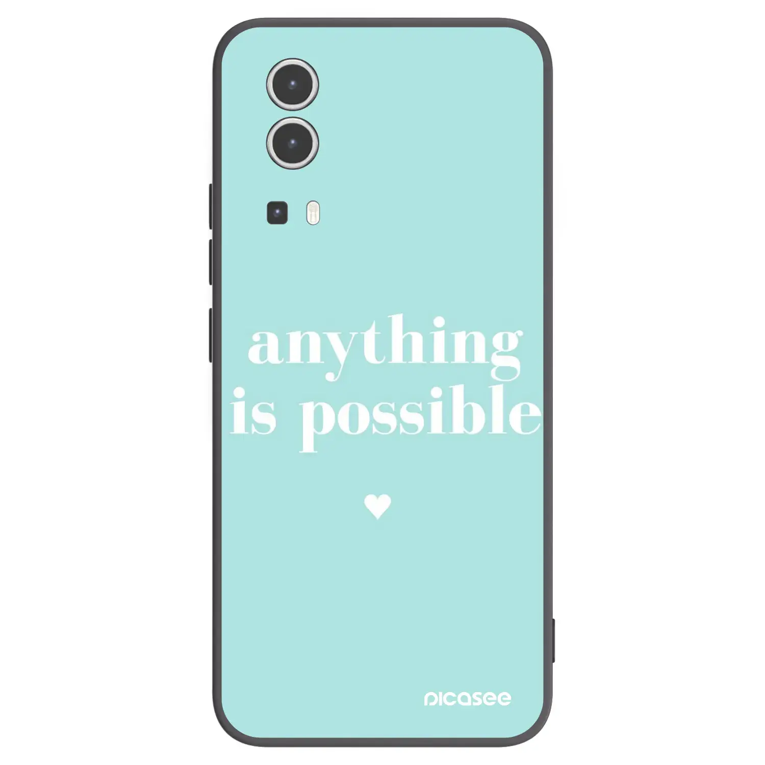 Silikonový černý obal pro Vivo Y72 5G - Anything is possible