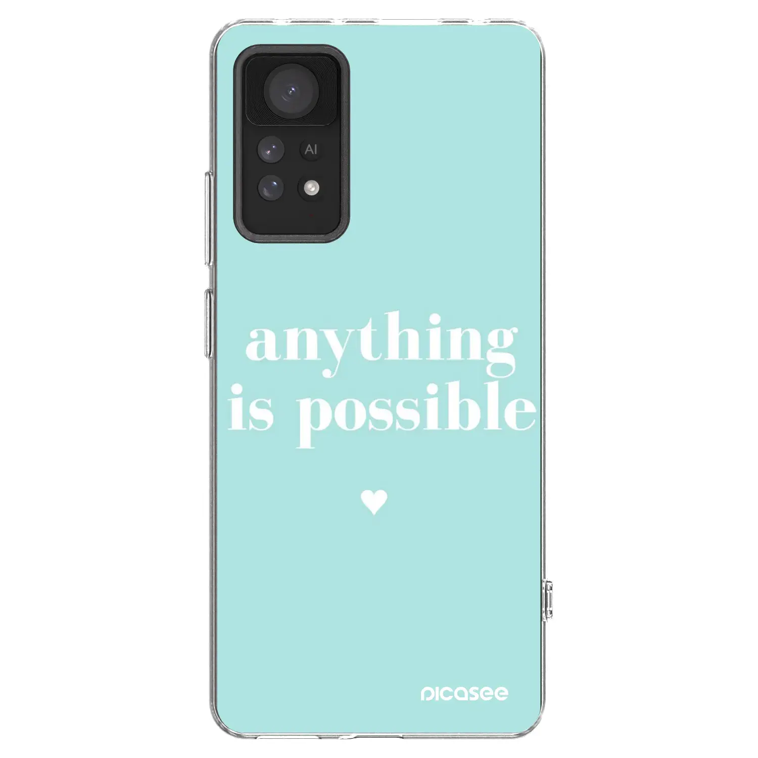 Silikonový průhledný obal pro Xiaomi Redmi Note 11 Pro - Anything is possible