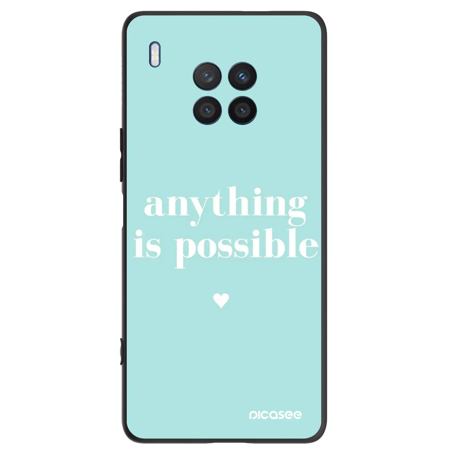 Silikonový černý obal pro Honor 50 Lite - Anything is possible