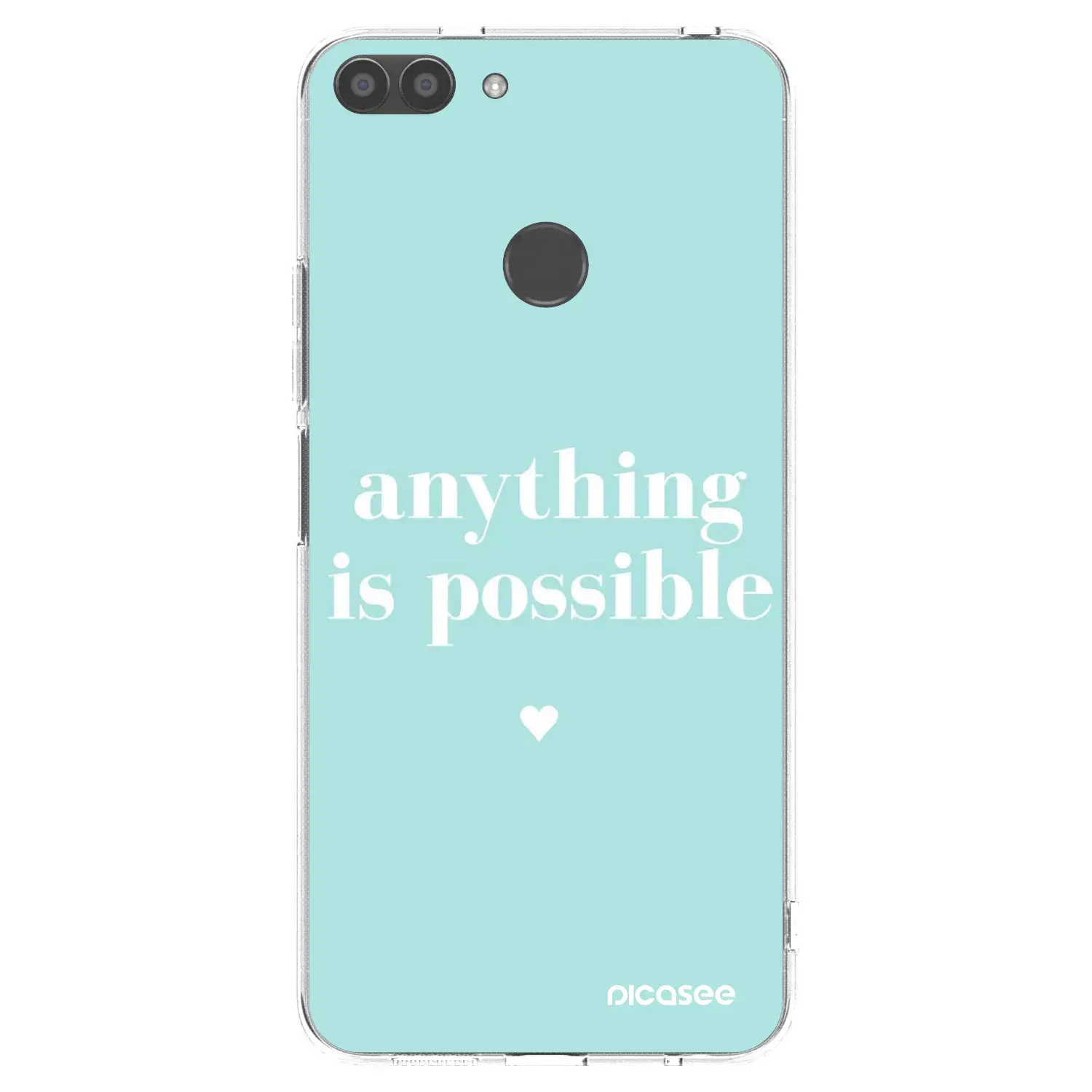 Silikonový průhledný obal pro Huawei P Smart - Anything is possible
