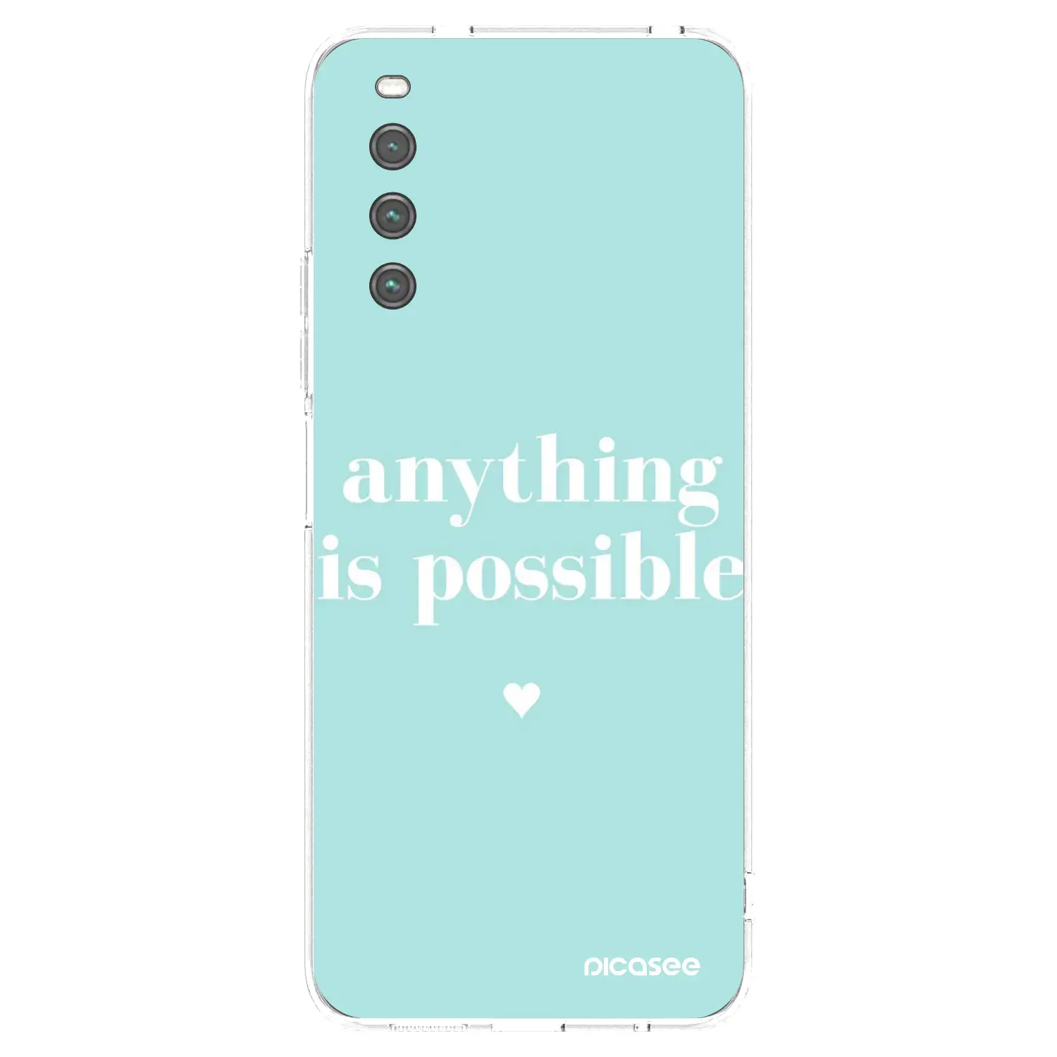 Silikonový průhledný obal pro Sony Xperia 10 IV 5G - Anything is possible