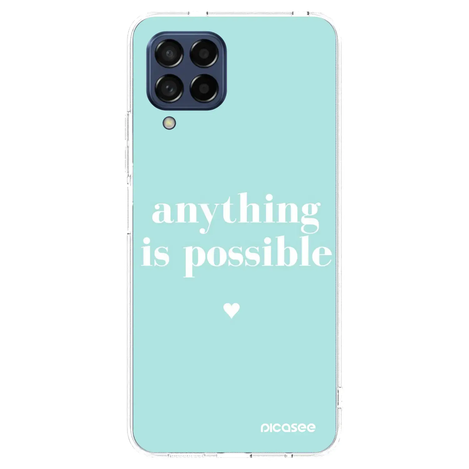 Silikonový průhledný obal pro Samsung Galaxy M53 5G - Anything is possible