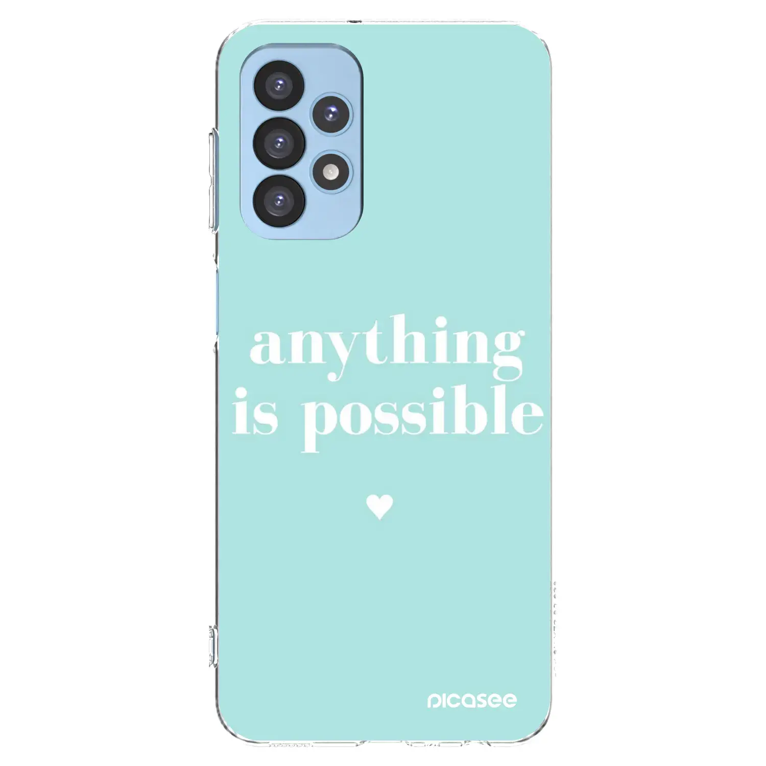 Silikonový průhledný obal pro Samsung Galaxy A23 A235F 4G - Anything is possible