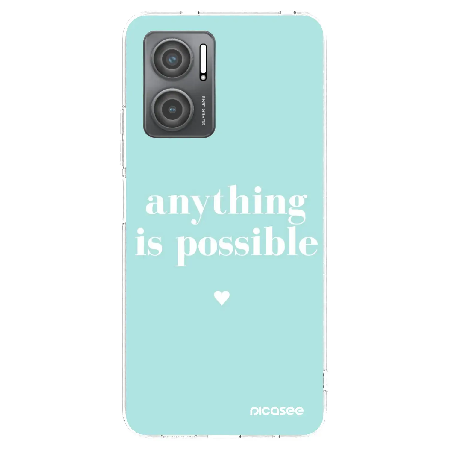 Silikonový průhledný obal pro Xiaomi Redmi 10 5G - Anything is possible