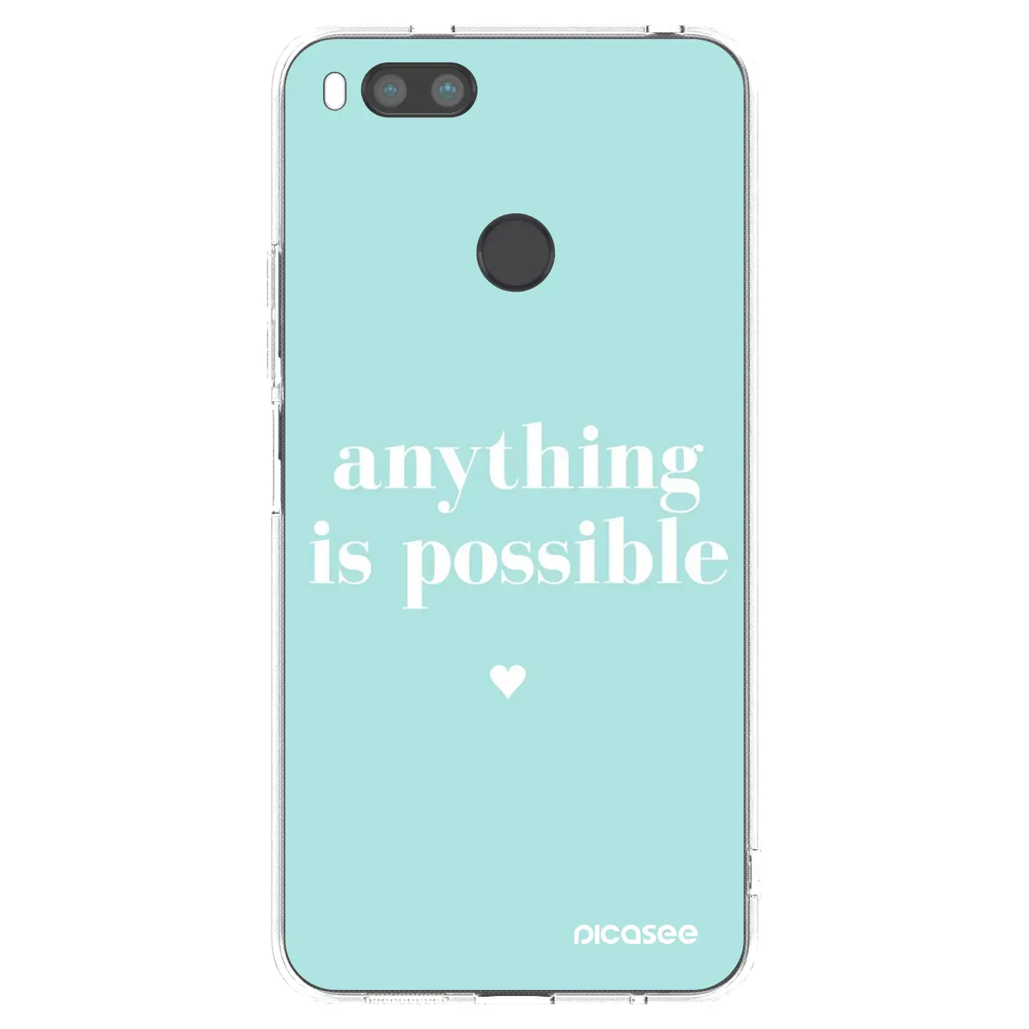 Silikonový průhledný obal pro Xiaomi Redmi A1 - Anything is possible