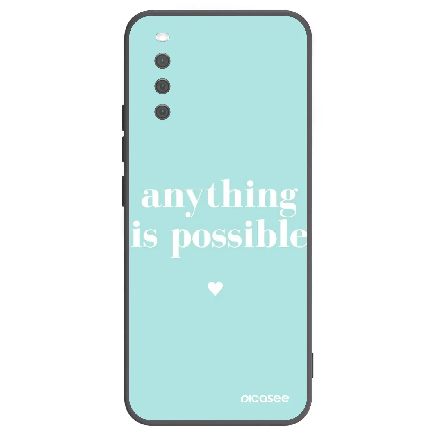 Silikonový černý obal pro Sony Xperia 10 III - Anything is possible