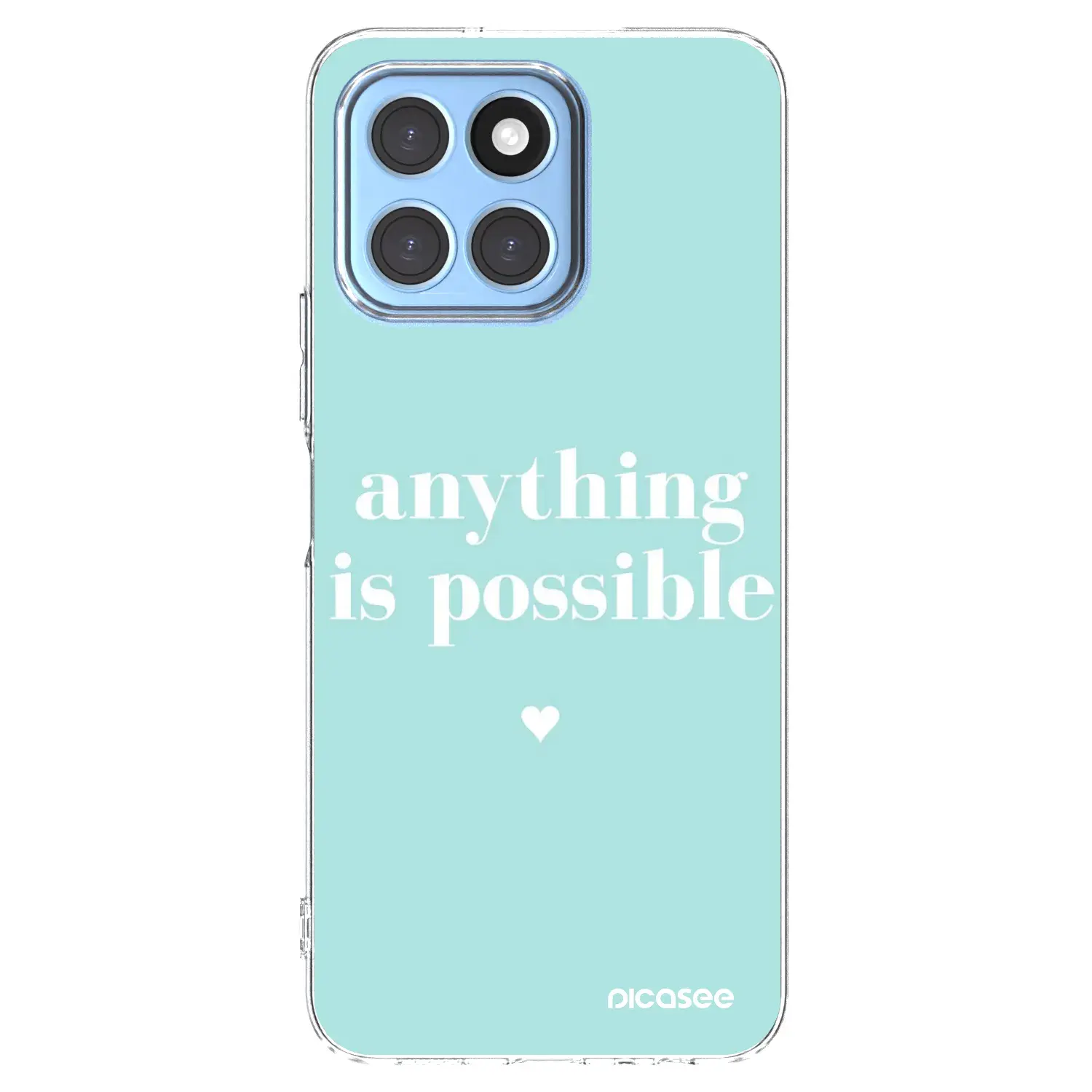 Silikonový průhledný obal pro Honor X8 5G - Anything is possible