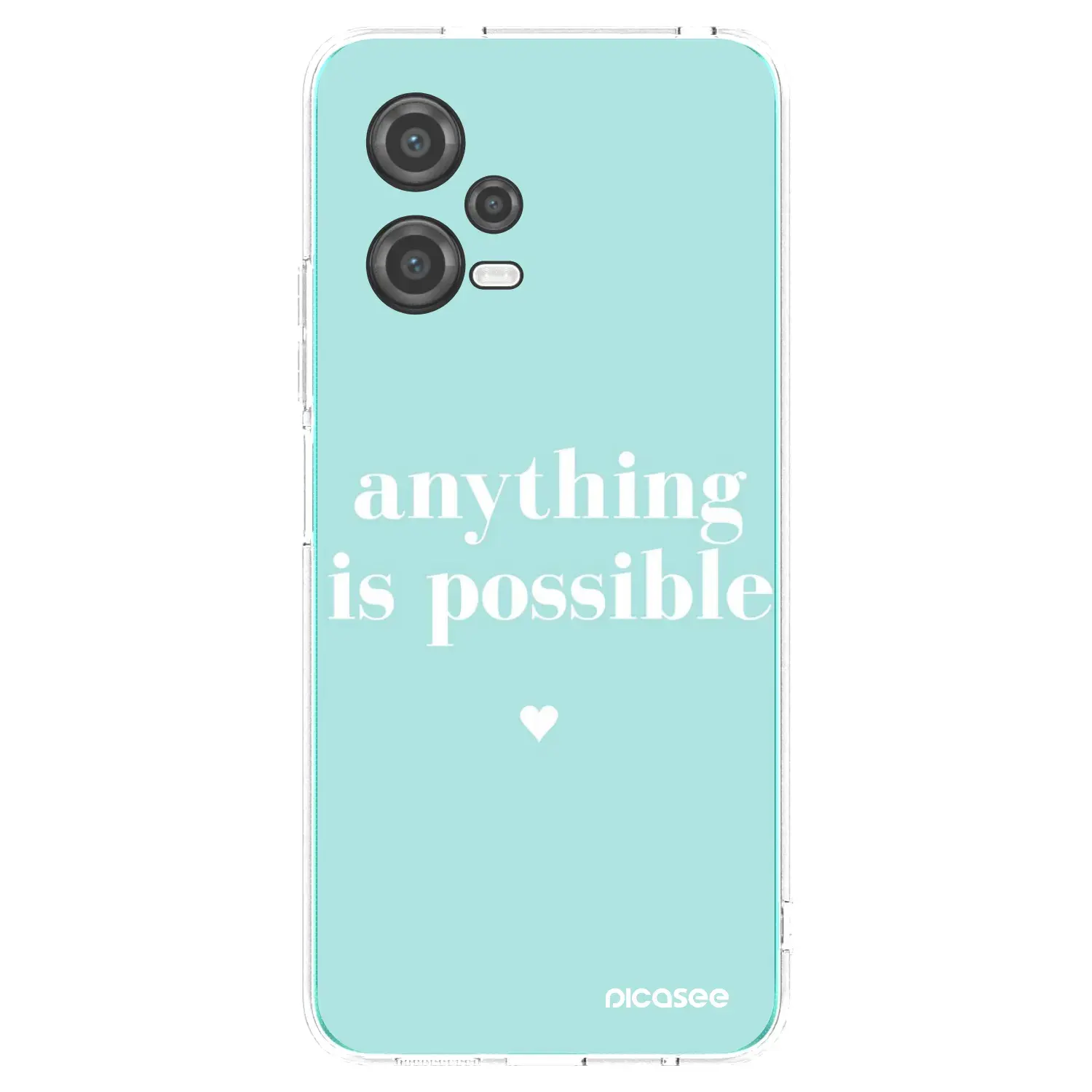 Silikonový průhledný obal pro Xiaomi Poco X5 - Anything is possible