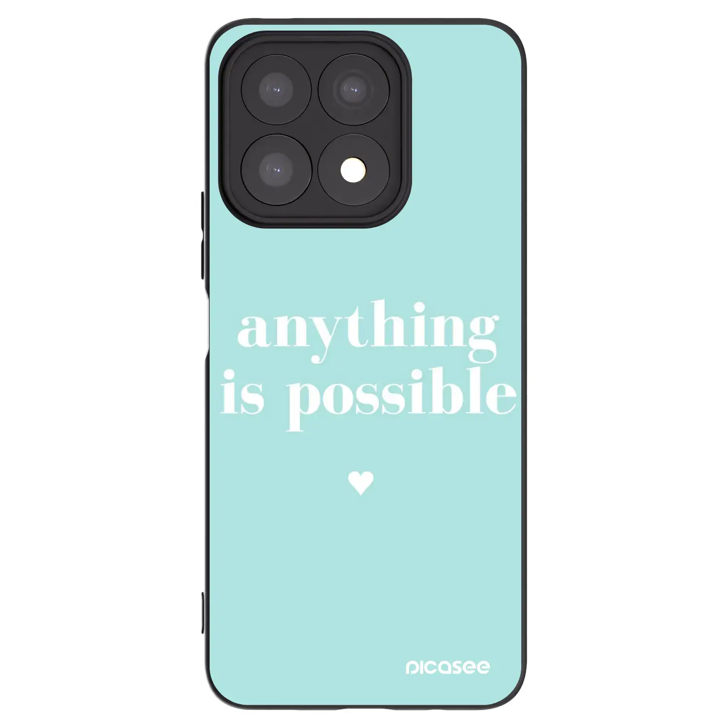 Silikonový černý obal pro Honor X8a - Anything is possible