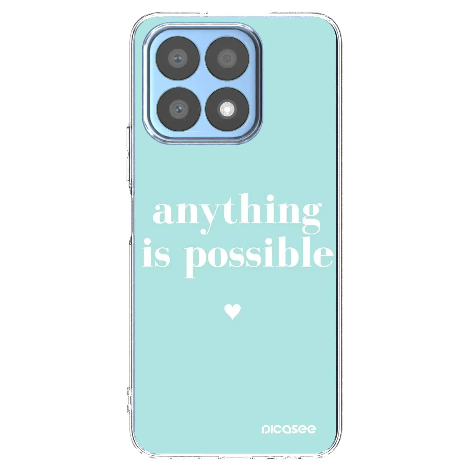 Silikonový průhledný obal pro Honor X8a - Anything is possible