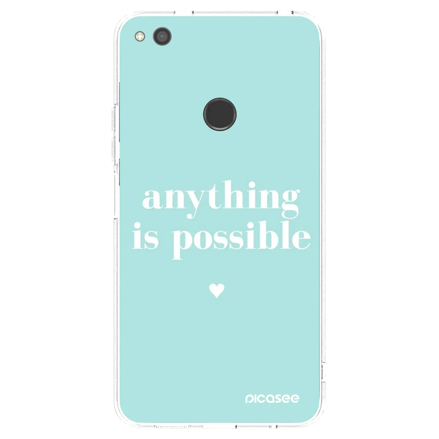 Silikonový průhledný obal pro Huawei P9 Lite 2017 - Anything is possible