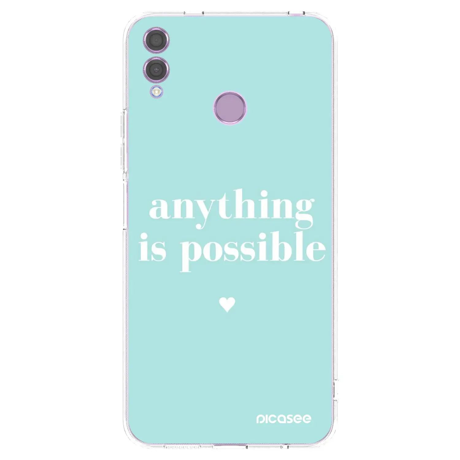 Silikonový průhledný obal pro Honor 8X - Anything is possible
