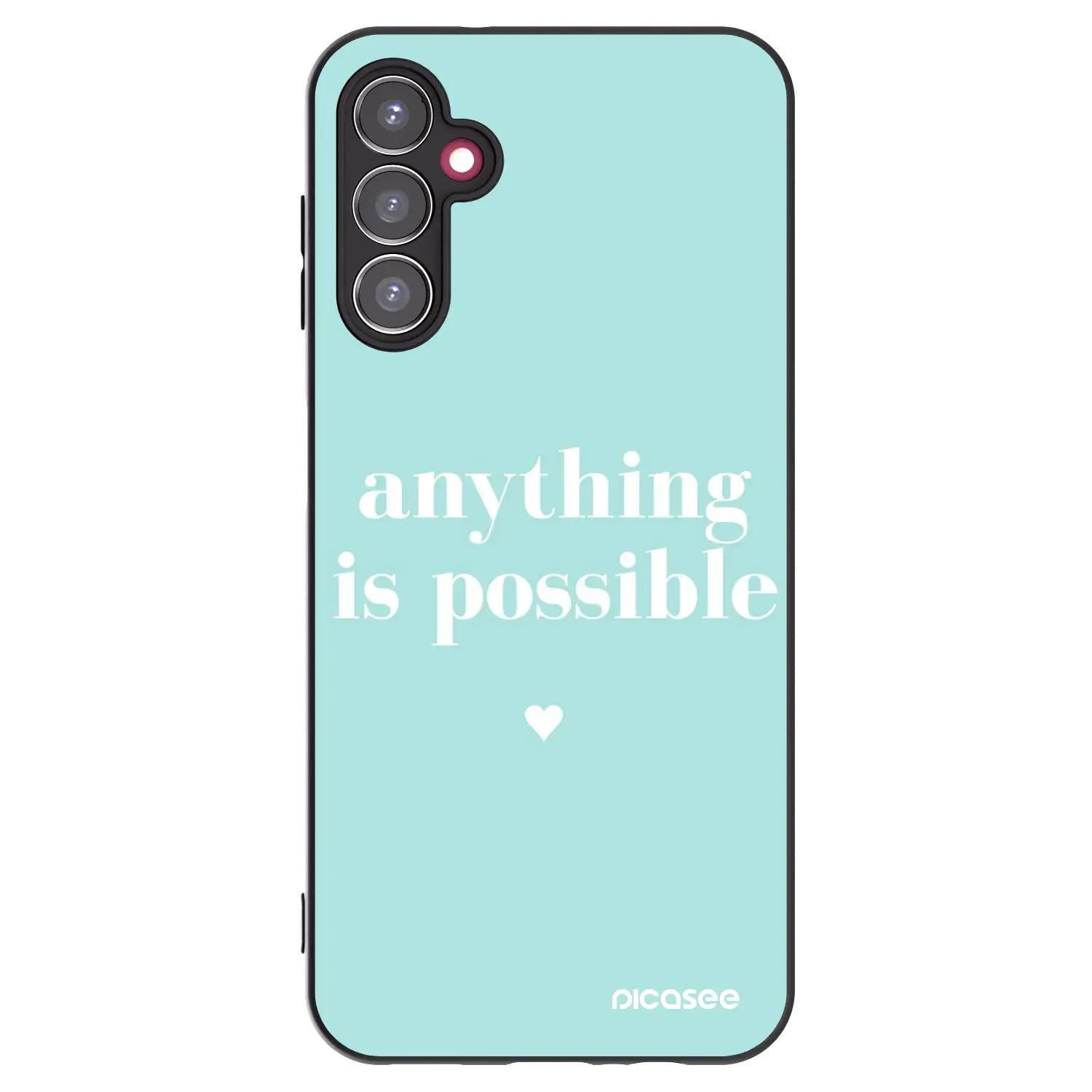 Silikonový černý obal pro Samsung Galaxy A14 5G A146P - Anything is possible