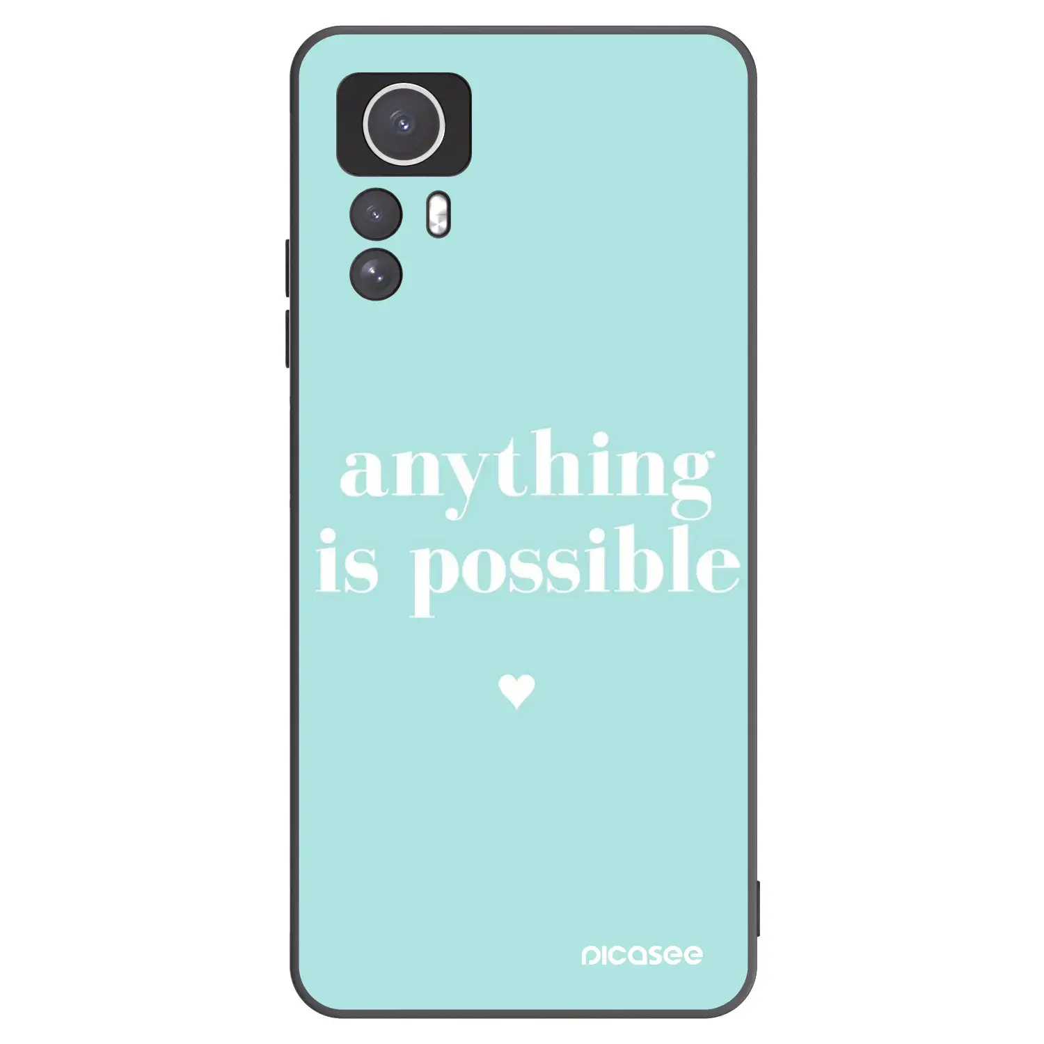 Silikonový černý obal pro Xiaomi Redmi Note 12S - Anything is possible