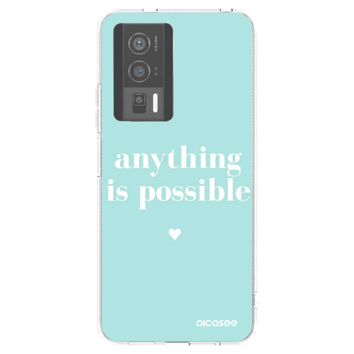 Silikonový průhledný obal pro Xiaomi Poco F5 Pro 5G - Anything is possible