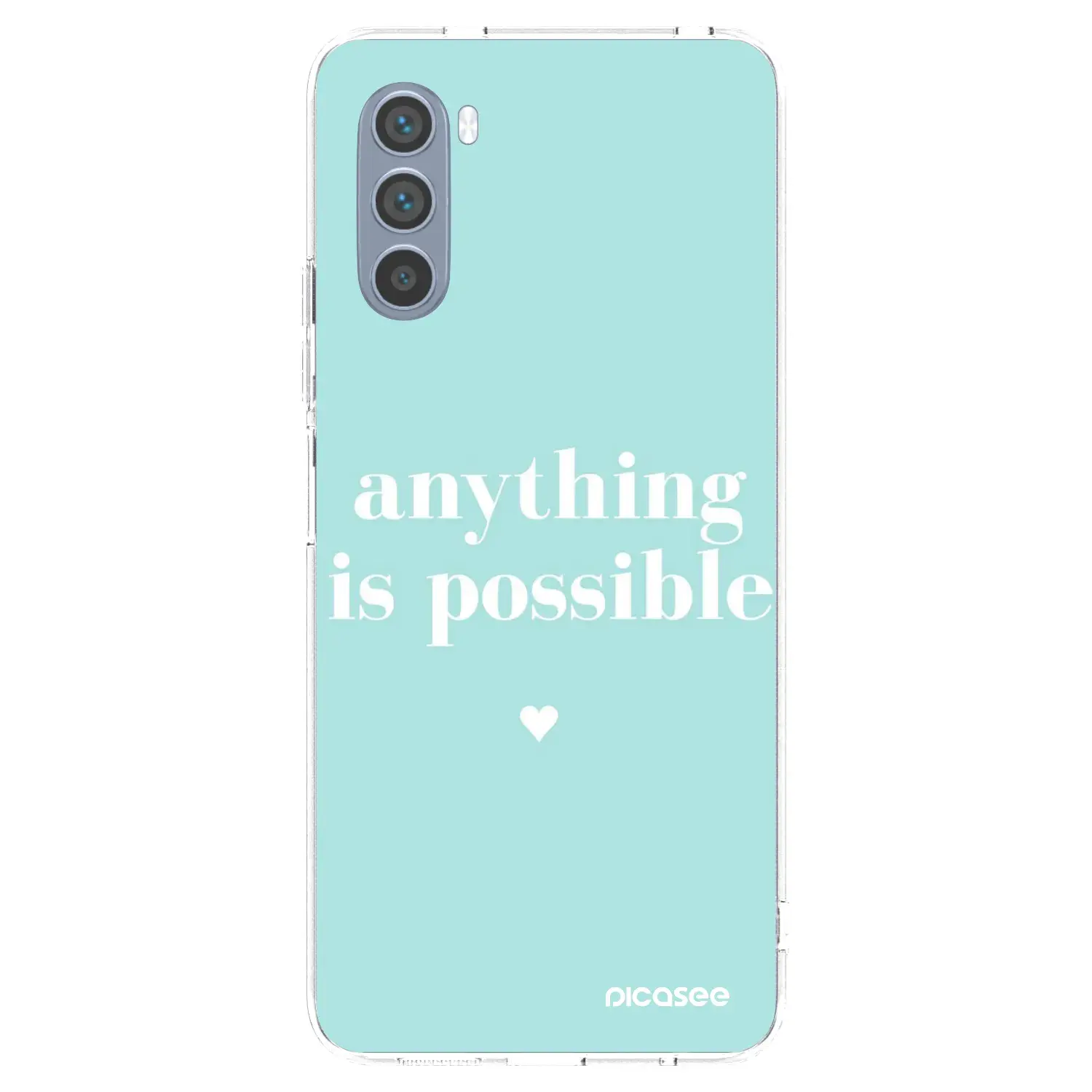 Silikonový průhledný obal pro Motorola Moto G62 - Anything is possible