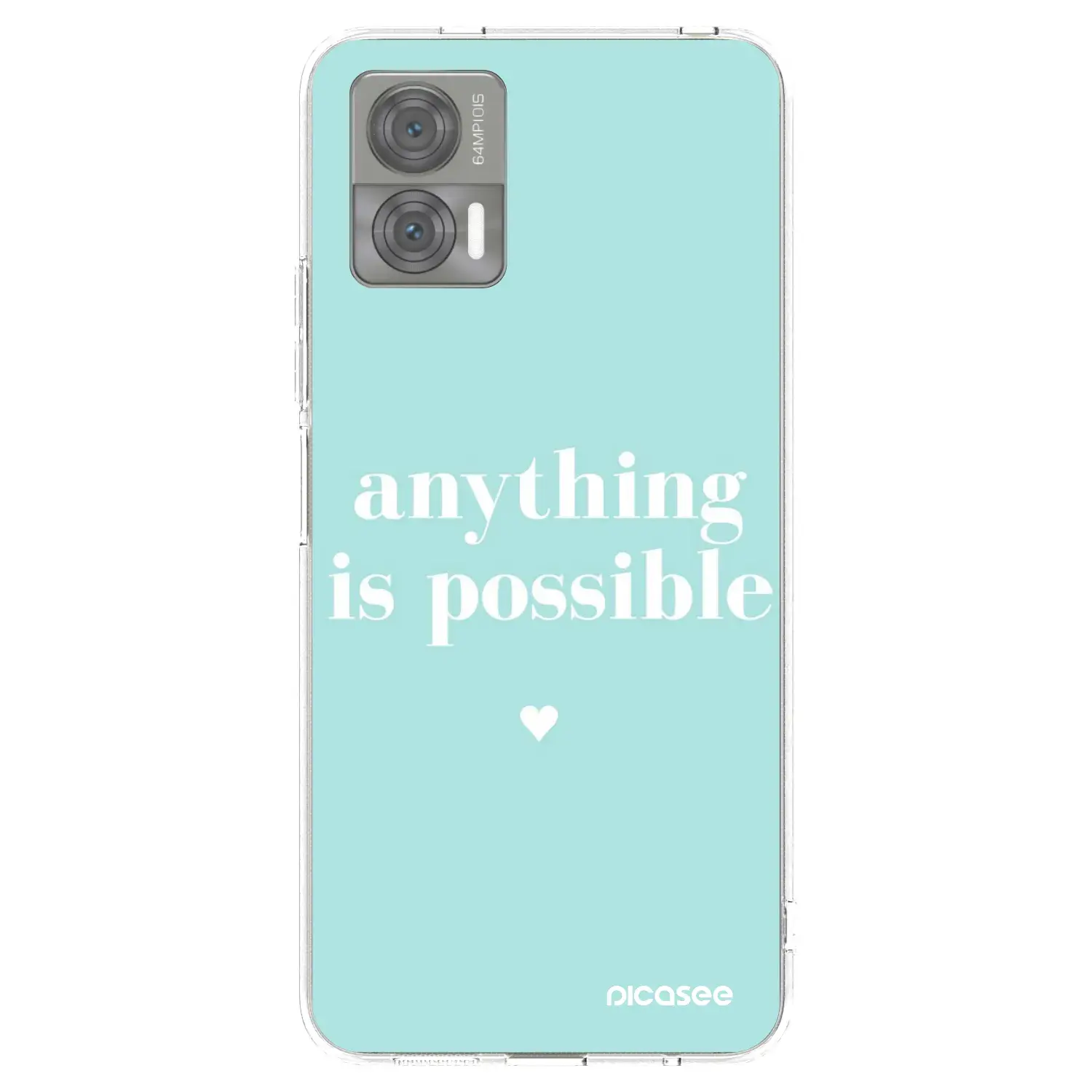 Silikonový průhledný obal pro Motorola Edge 30 Neo - Anything is possible